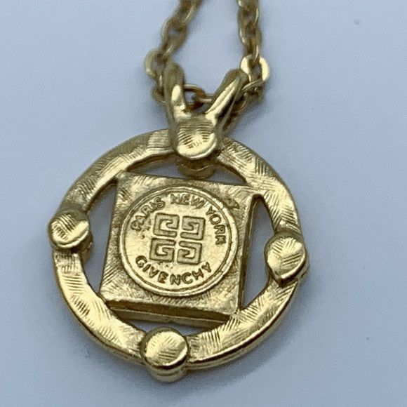 Givenchy Vintage Givenchy G Logo Gold-Plated Pendant Necklace Size ONE SIZE - 6 Thumbnail