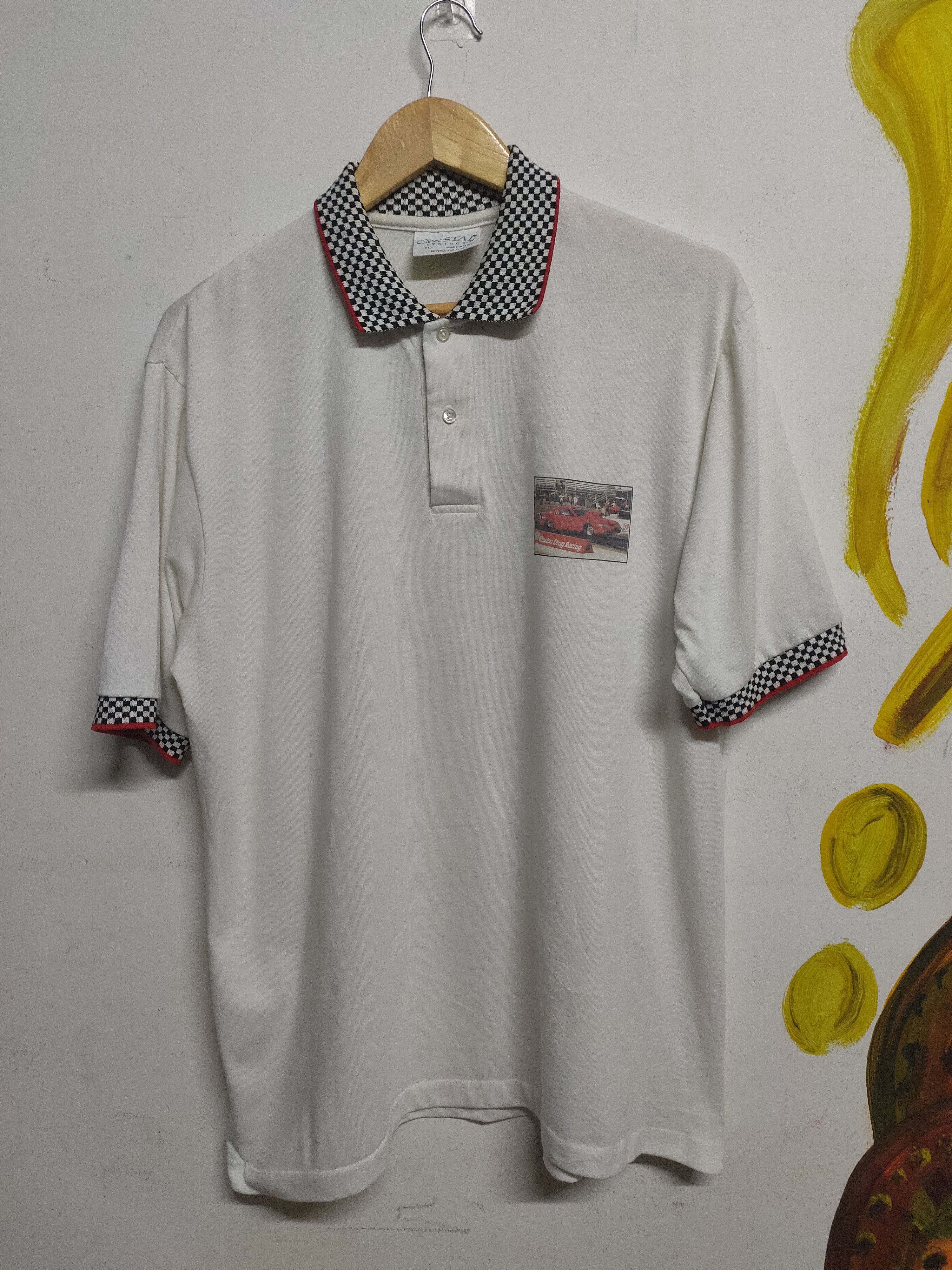 Mustang × Vintage Vintage Texas Motorplex old mustang car polo shirt Size US XL / EU 56 / 4 - 2 Thumbnail