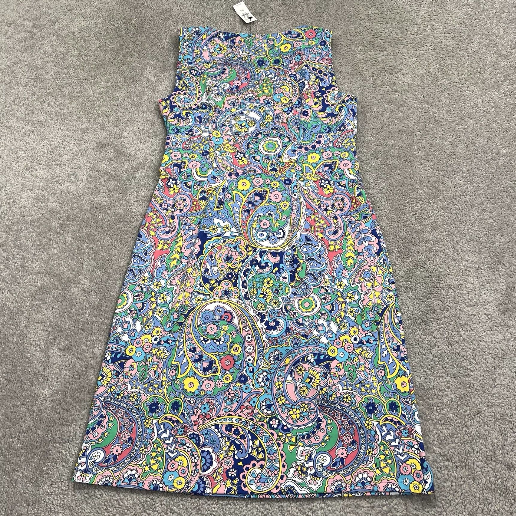 Talbots VINTAGE? No — Talbots Shift Dress Women’s Petite Small SP Faux Wrap Paisley Floral Print NWT Blue Yellow Green Pink NWT Size S / US 4 / IT 40 - 6 Thumbnail