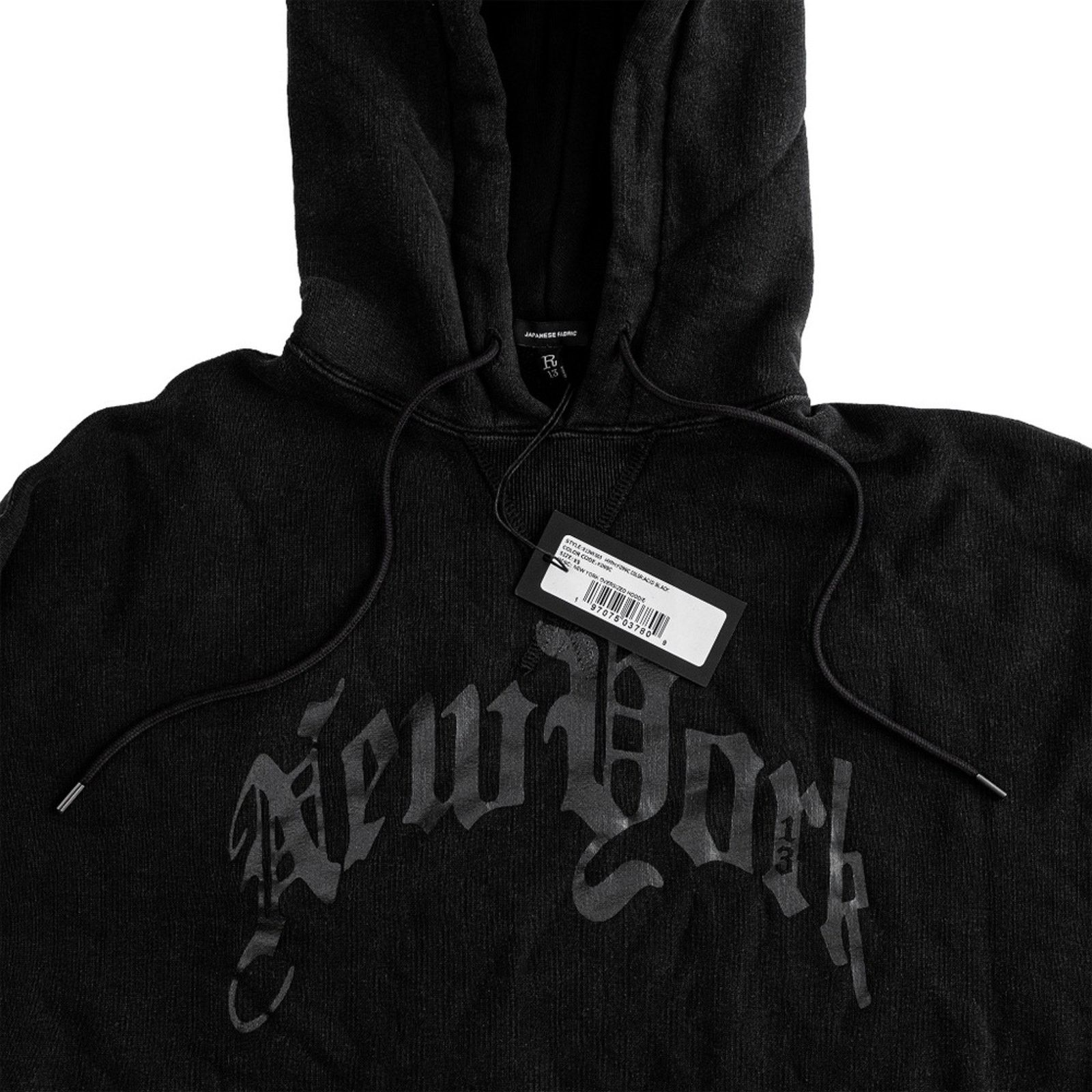 R13 R13 Sweatshirt Hoodie Capuche New York Acid Black Women's XS Size XS / US 0-2 / IT 36-38 - 7 Thumbnail