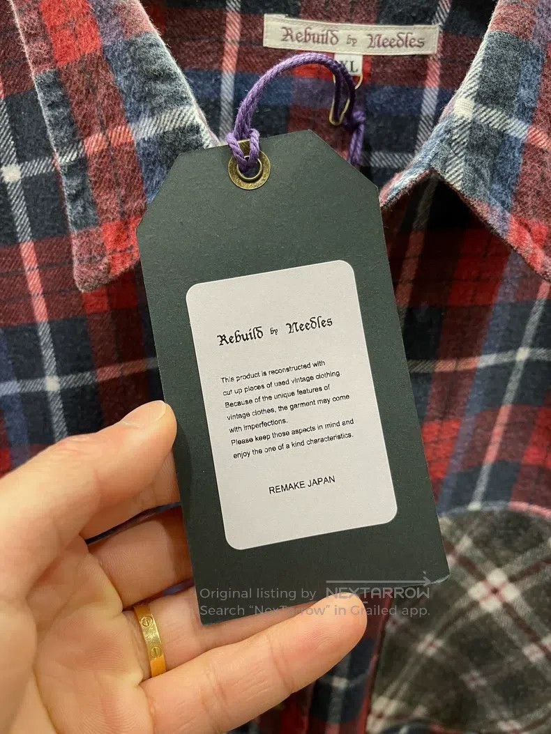 Needles Needles All hand patchwork shirt Size US XL / EU 56 / 4 - 3 Thumbnail