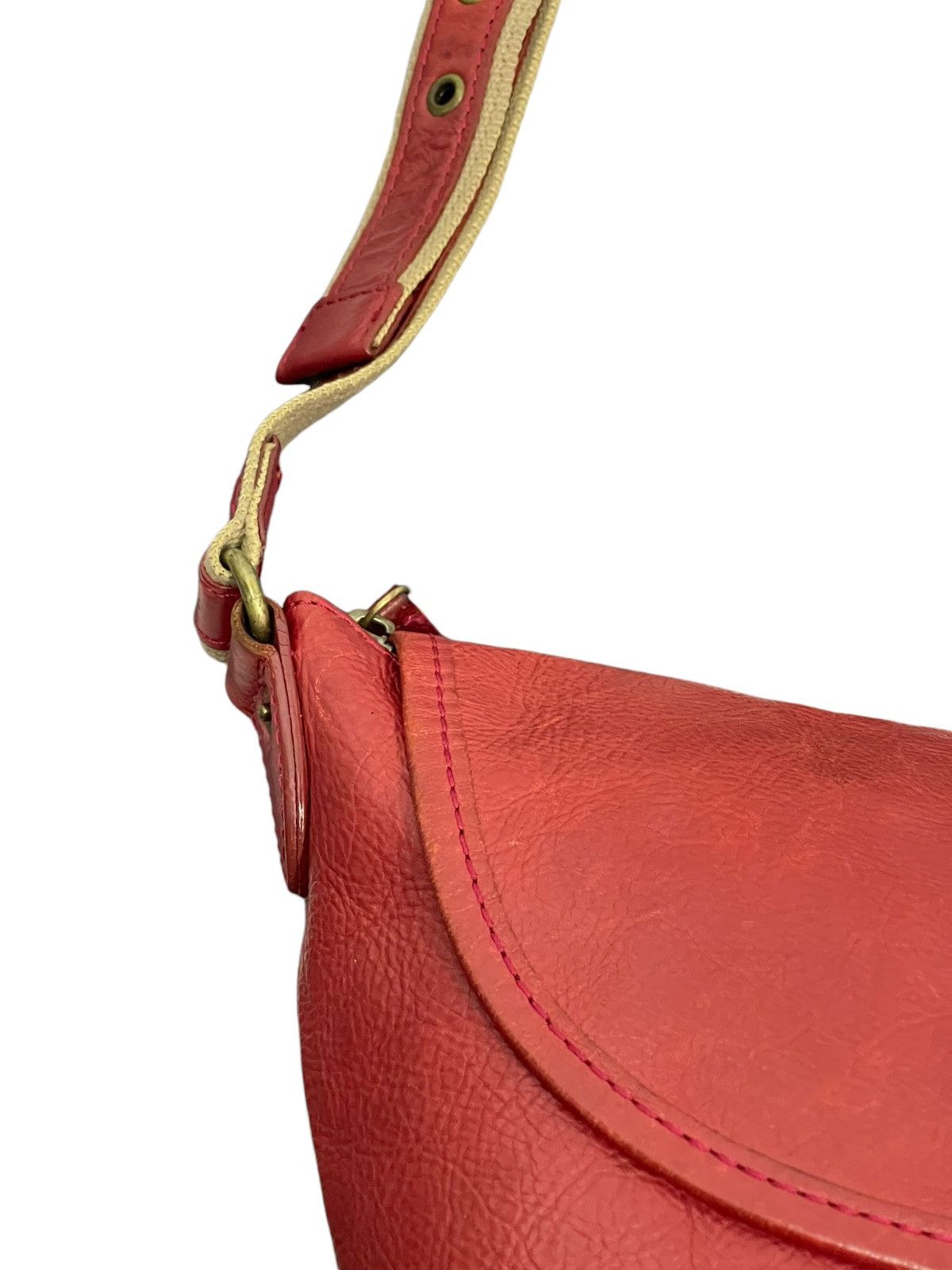 Japanese Brand Full Leather Effy Modern Design Cross Body Bag 1🟩0 Size ONE SIZE - 11 Thumbnail