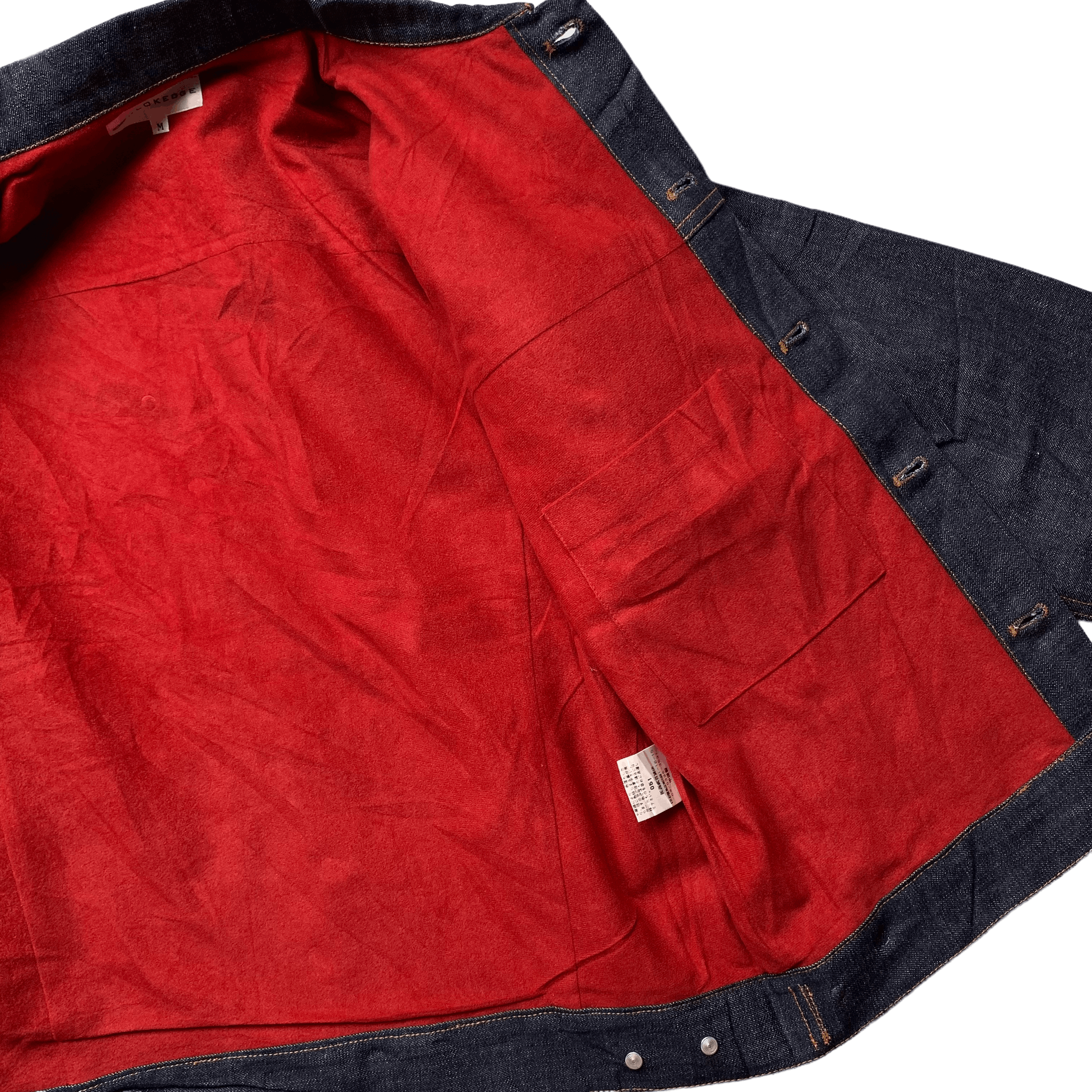 Japanese Brand Blokedge "Monalisa" Trucker Denim Jacket Size US S / EU 44-46 / 1 - 6 Thumbnail