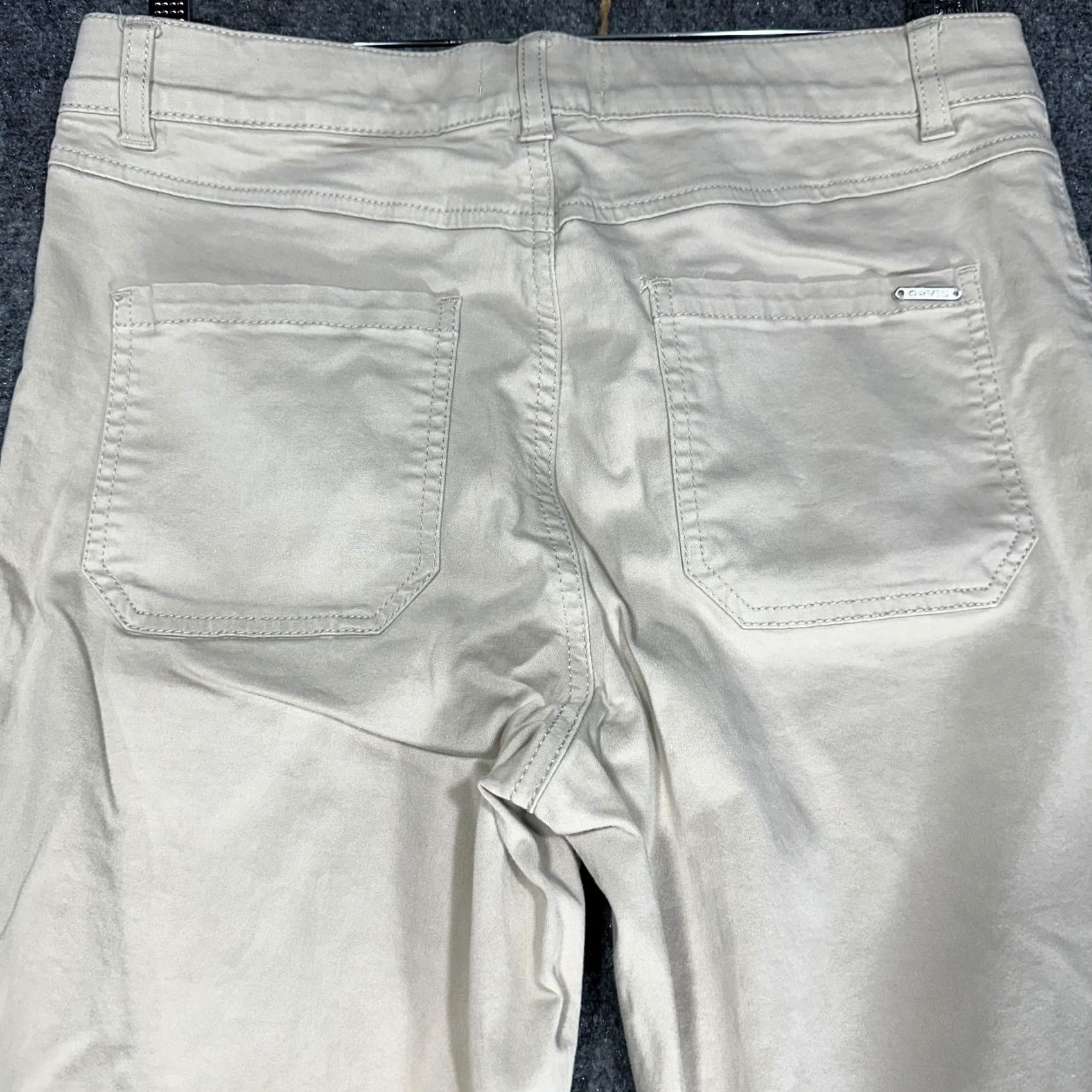Orvis Orvis Pants Womens 8 Pull On Chino Beige Cotton Blend Stretch Tapered Inseam 27 Pockets Back Pockets Size 30" / US 8 / IT 44 - 7 Thumbnail