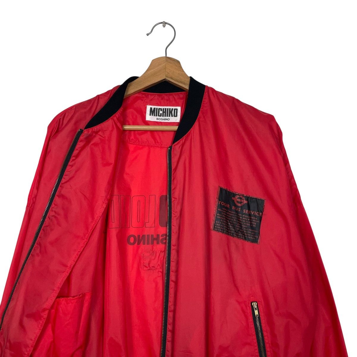 Michiko Koshino London Michiko Koshino London Big Logo Bomber Jacket Size US M / EU 48-50 / 2 - 10 Thumbnail