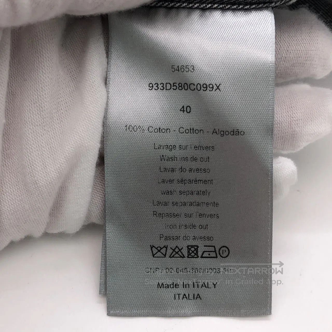 Dior Gray Long Sleeve Button. Size US XXS / EU 40 - 7 Thumbnail