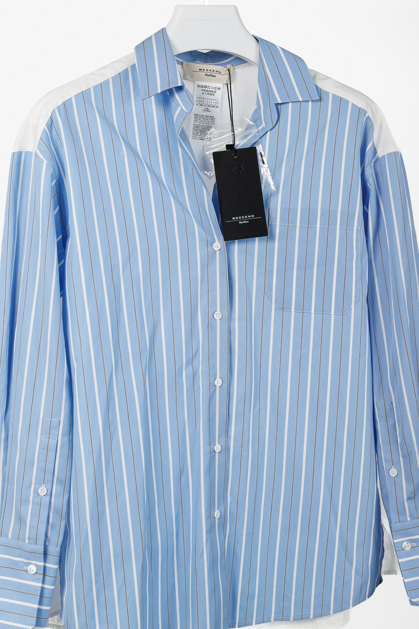 Weekend Max Mara Weekend Max Mara Nadar Striped Embroidered Cotton Shirt Size S / US 4 / IT 40 - 3 Thumbnail