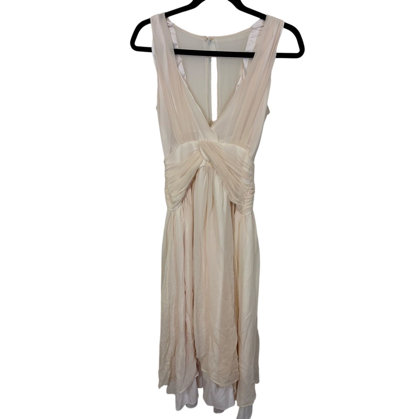 REVOLVE Revolve Divine Heritage Midi VNeck Dress Babydoll Balletcore Size S / US 4 / IT 40 - 1 Thumbnail