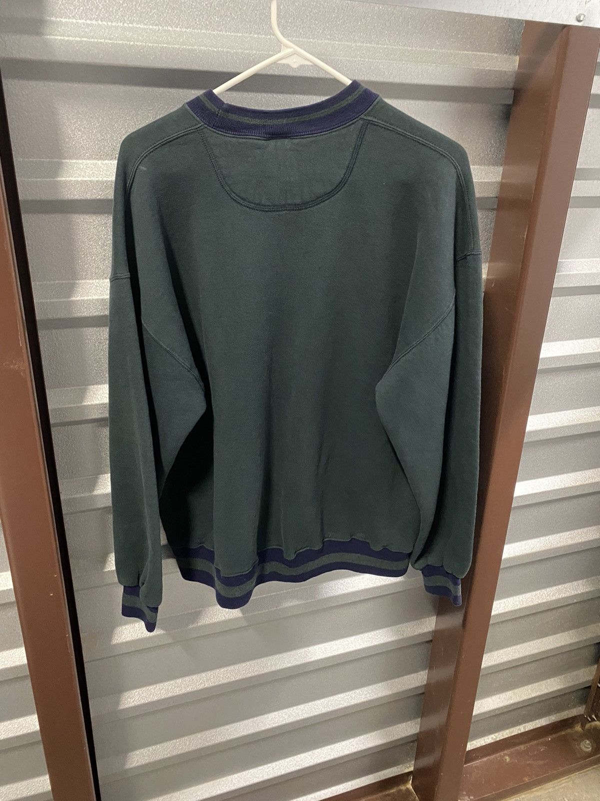 Russell Athletic × Vintage 1990’s Russel Athletic Green Blank Crewneck Size US XL / EU 56 / 4 - 4 Thumbnail