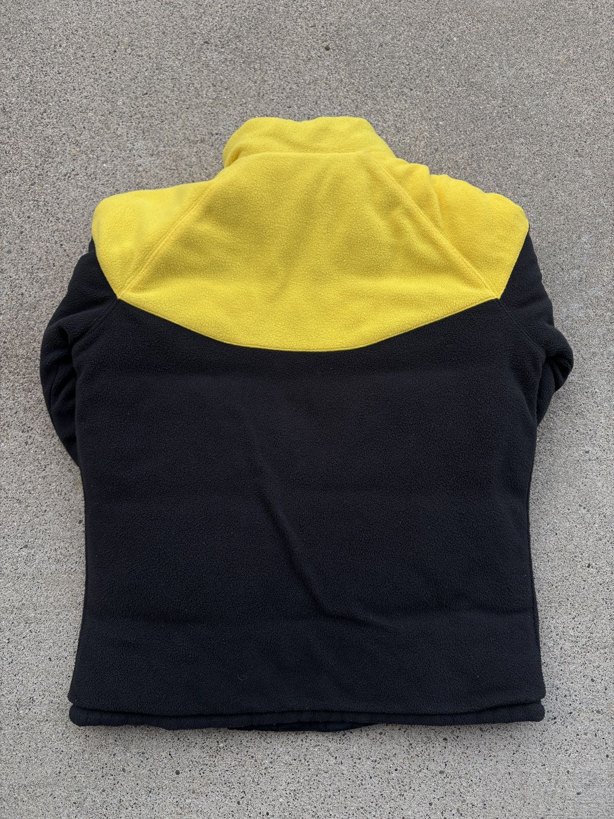 Nike × Vintage Vintage Y2K Yellow Nike Reversible Fleece Snow Jacket Sz. YL Size US S / EU 44-46 / 1 - 2 Thumbnail