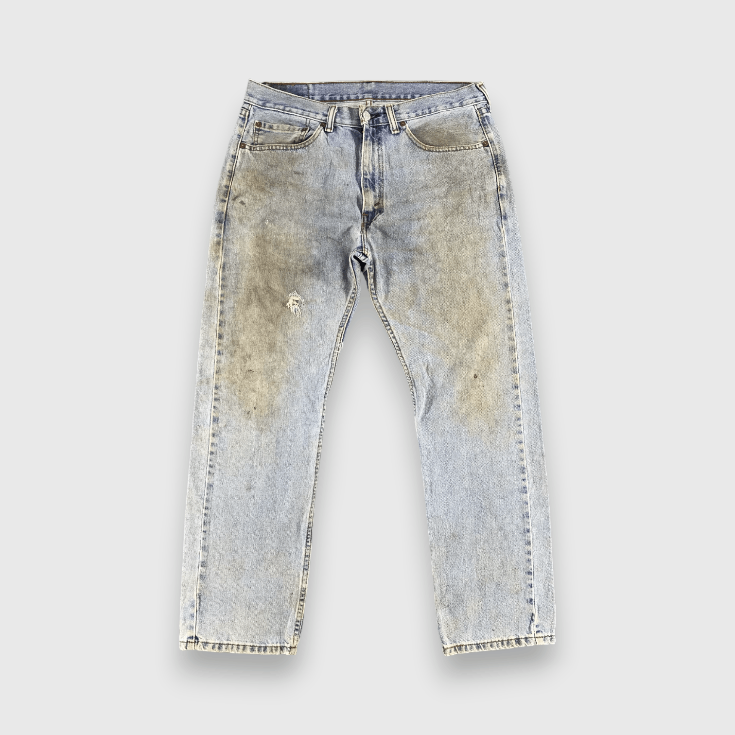 Levi's Vintage Levis 505 Light Wash Jeans- J1323 Size US 35 - 1 Thumbnail