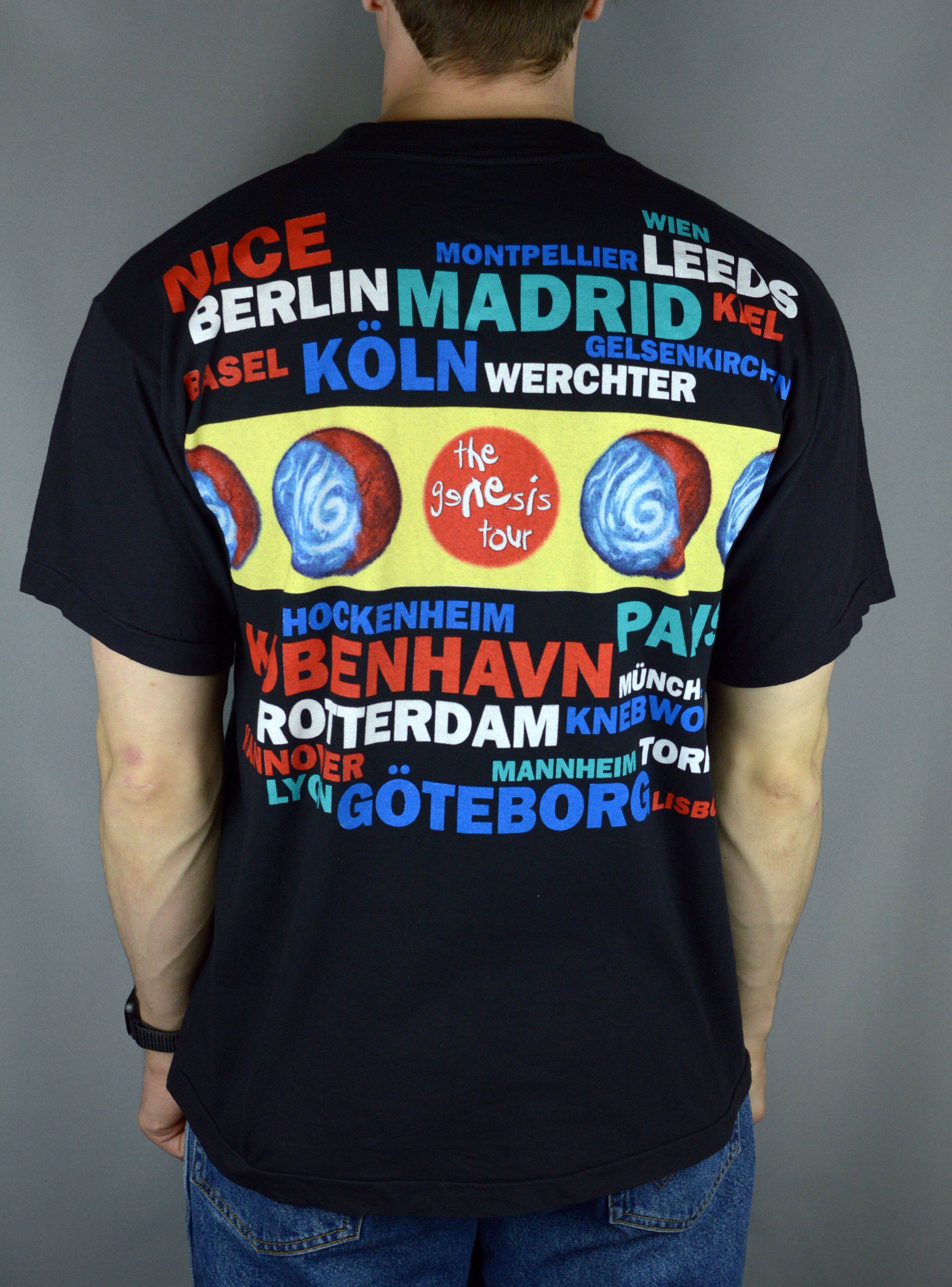 Band Tees × Vintage Vintage The Genesis tour 90s t shirt Size US L / EU 52-54 / 3 - 2 Thumbnail