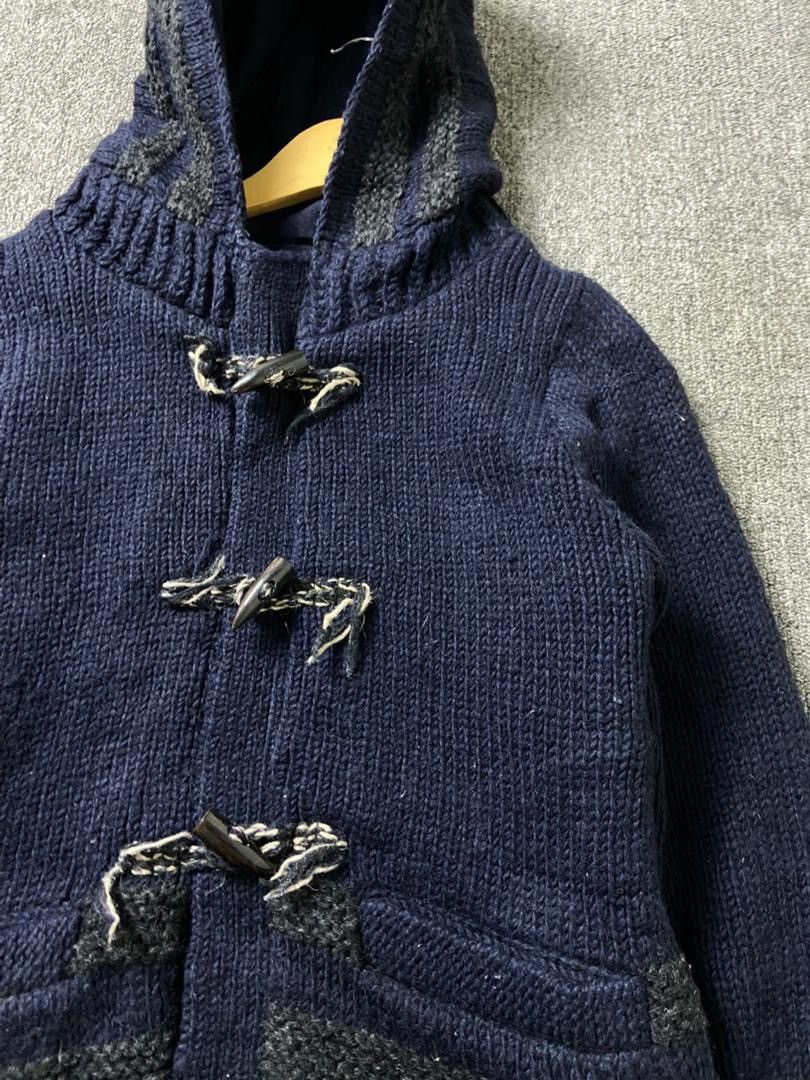 Japanese Brand R.N.A Japanese Brand Knitted Duffle Coat (188) Size US XS / EU 42 / 0 - 9 Thumbnail