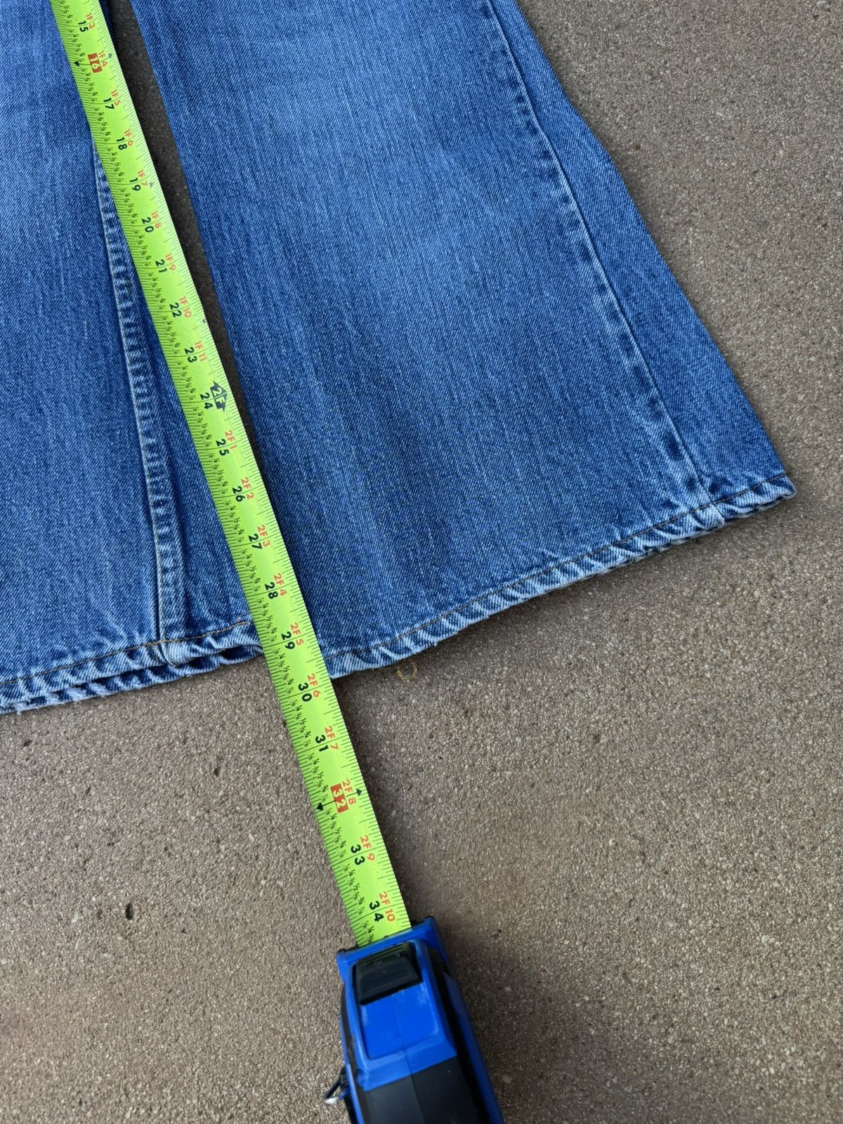 Levi's × Vintage Vtg 70’s Levi’s 646 Orange Tab Bellbottom Flare Jeans 33x30 Size US 33 - 10 Thumbnail