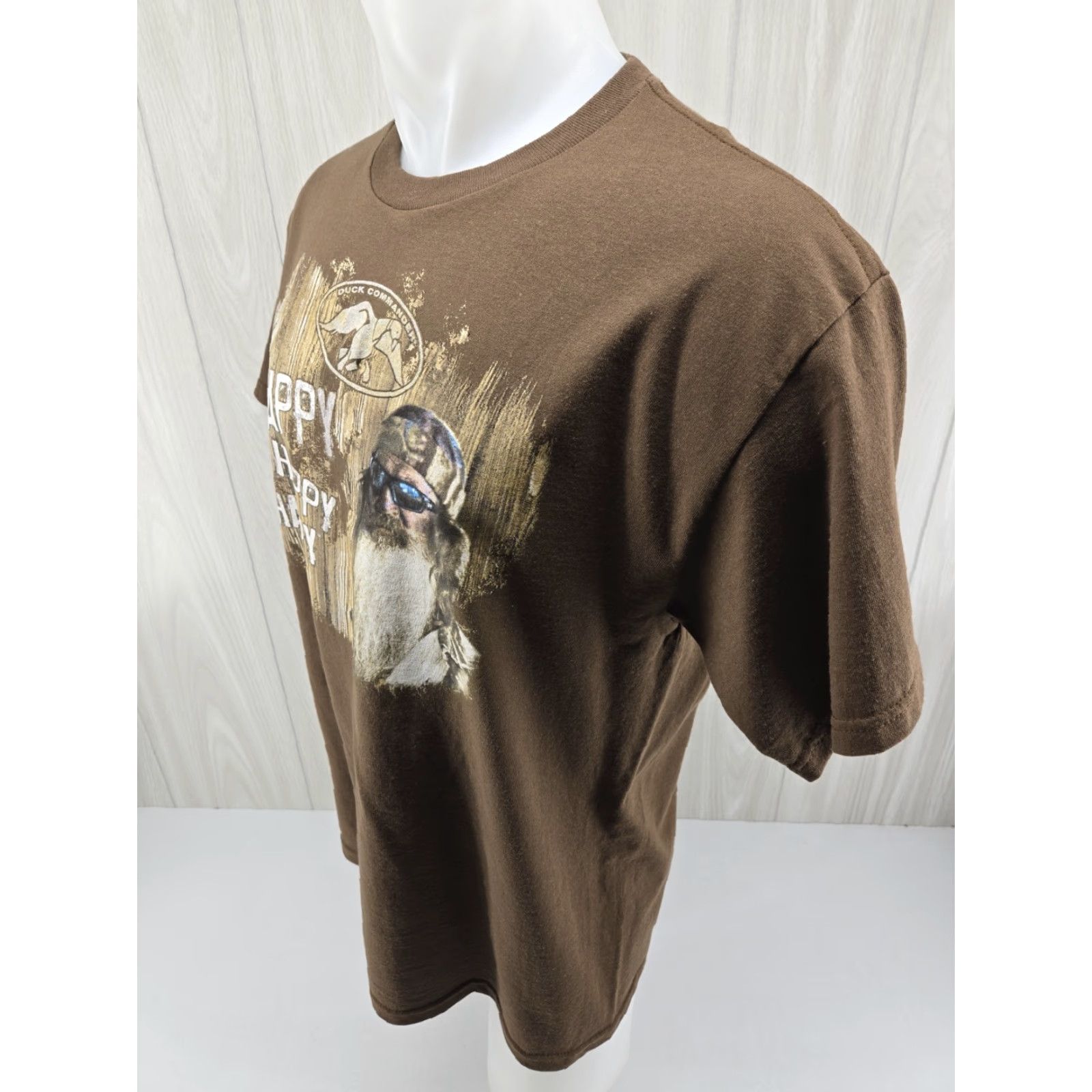 Vintage VTG Duck Commander T-Shirt Phil Robertson Brown Graphic Tee Men's Size Large Size US L / EU 52-54 / 3 - 5 Thumbnail
