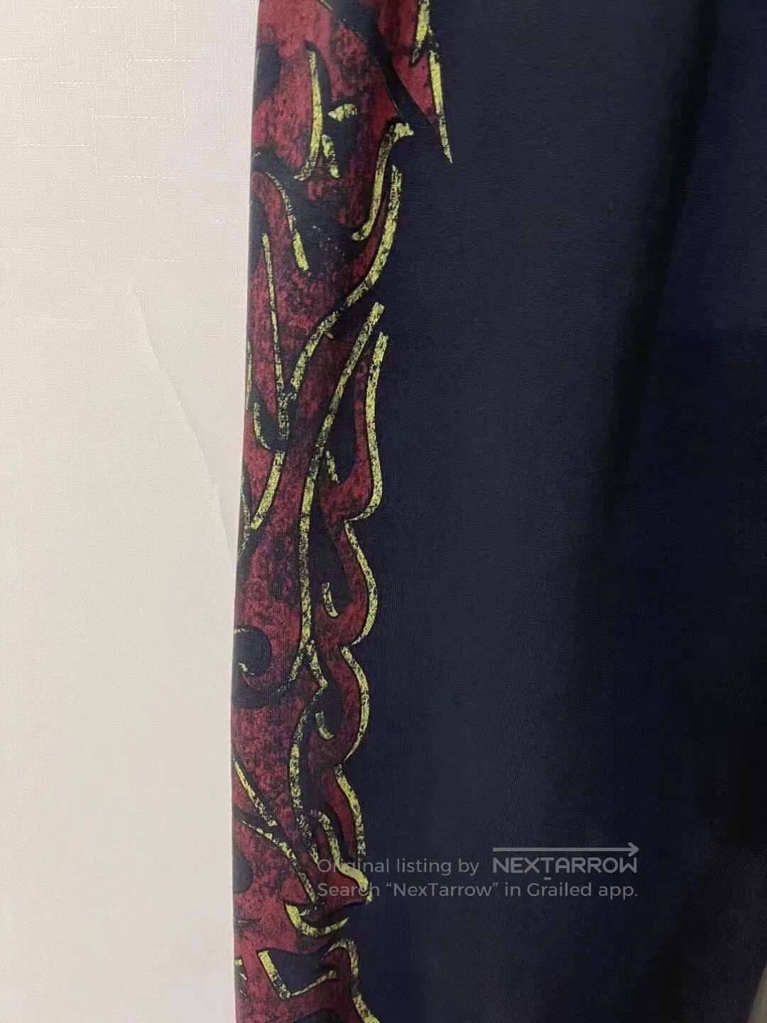 Balenciaga Balenciaga Flame print distressed casual pants| Size 27" / US 4 / IT 40 - 2 Thumbnail