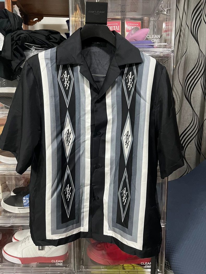 Amiri Amiri logo silk shirt Size US L / EU 52-54 / 3 - 1 Thumbnail