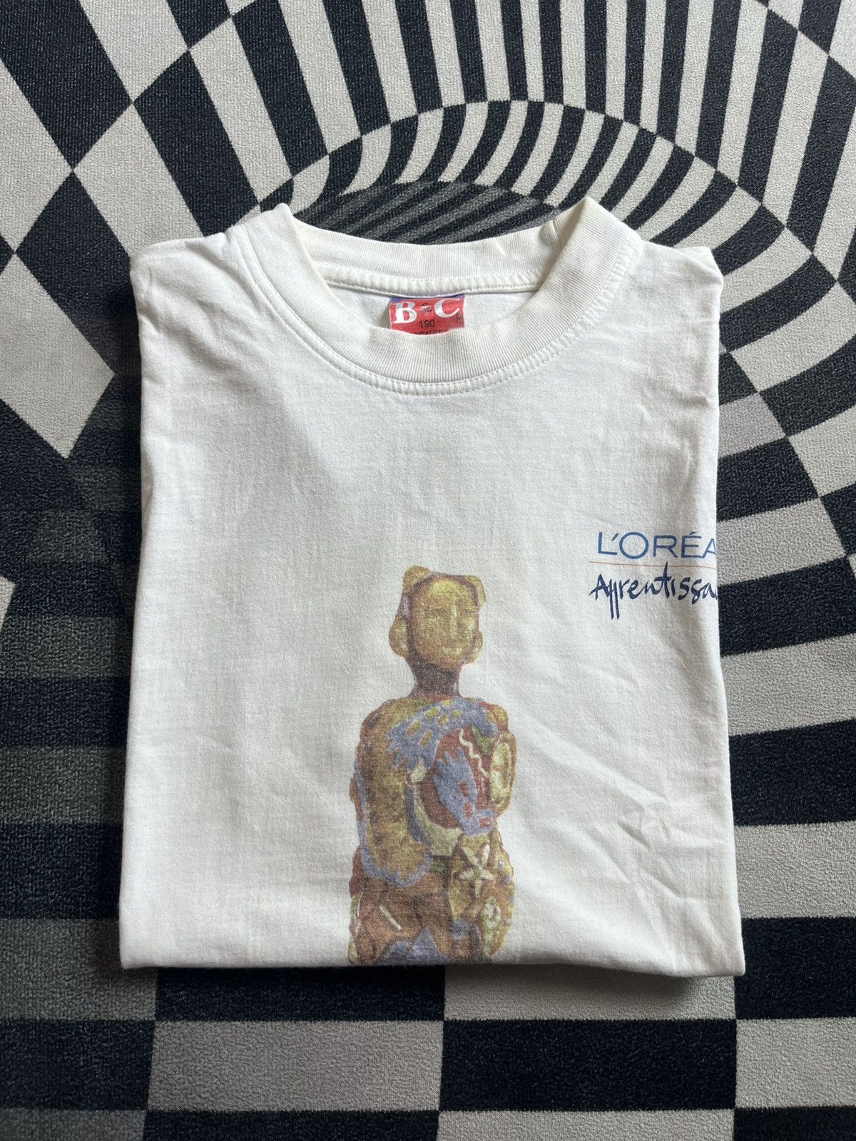 Arts & Science Vintage 90s/00s L'Oreal Apprentissage Art Promo T-Shirt Size US L / EU 52-54 / 3 - 1 Thumbnail