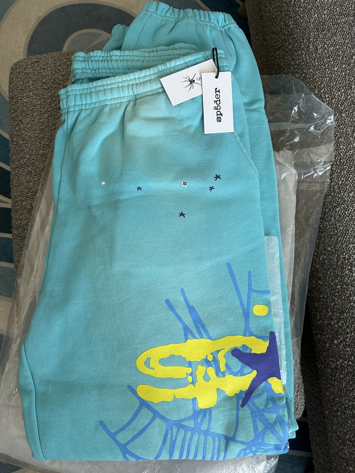 Sp5der SP5DER Heavy Web Sweatpants Size US 31 - 9 Thumbnail
