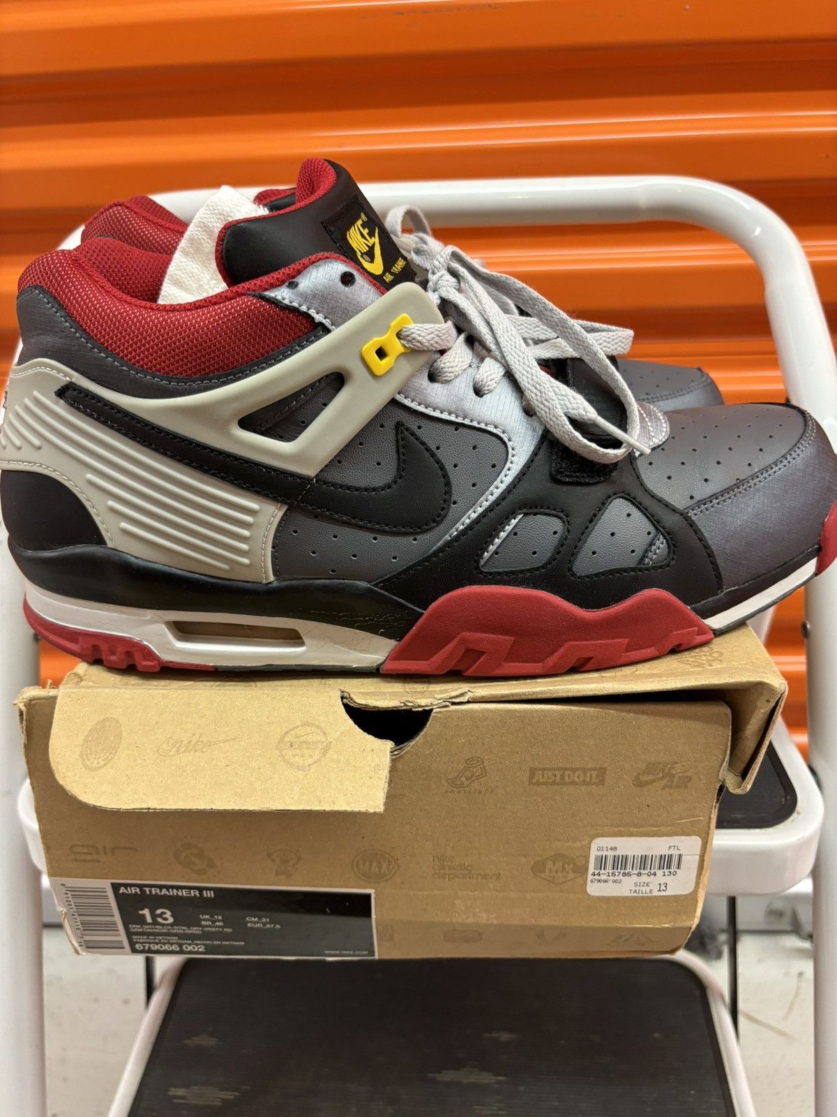 Nike × Vintage ***FINAL DROP***RARE 2008 NIKE AIR TRAINER 3 HIGH 13 Size US 13 / EU 46 - 1 Thumbnail