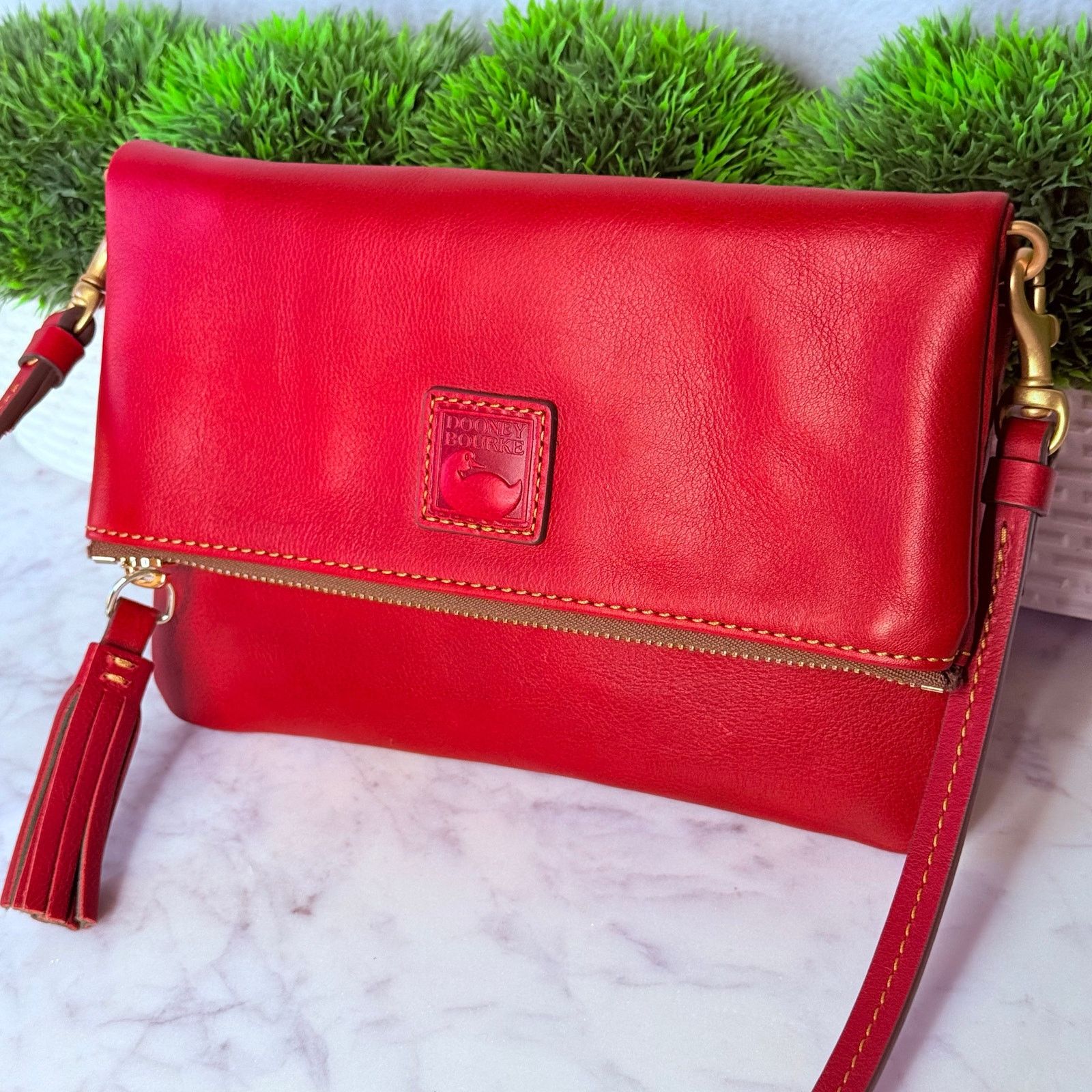 Dooney & Bourke Dooney and Bourke Florentine Foldover Zip Crossbody Size ONE SIZE - 2 Thumbnail