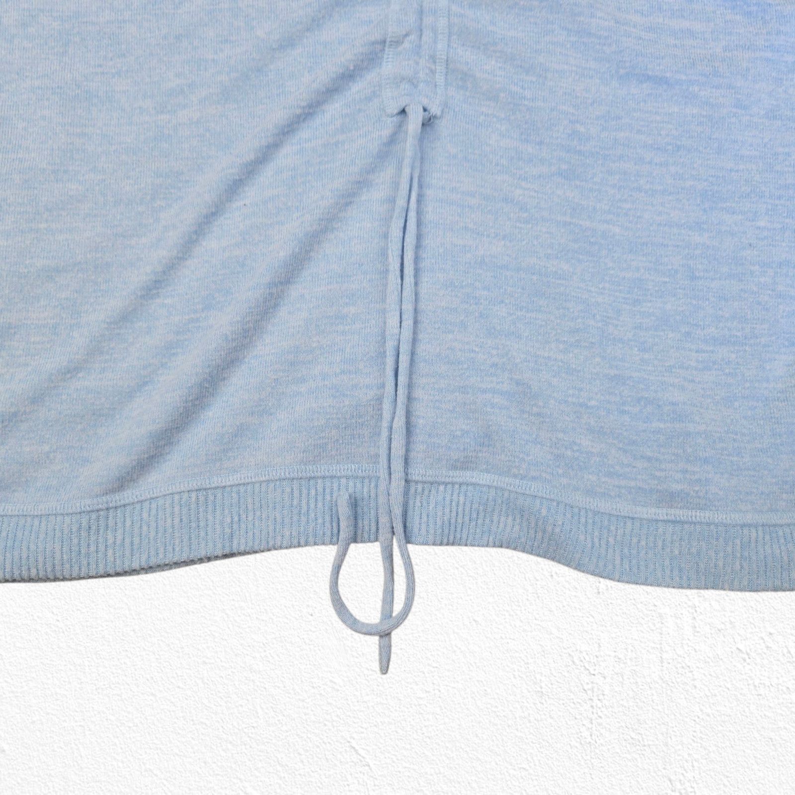 Other Light Blue Ruched Back Open Front Cardigan Size Large Petite Size L / US 10 / IT 46 - 7 Thumbnail