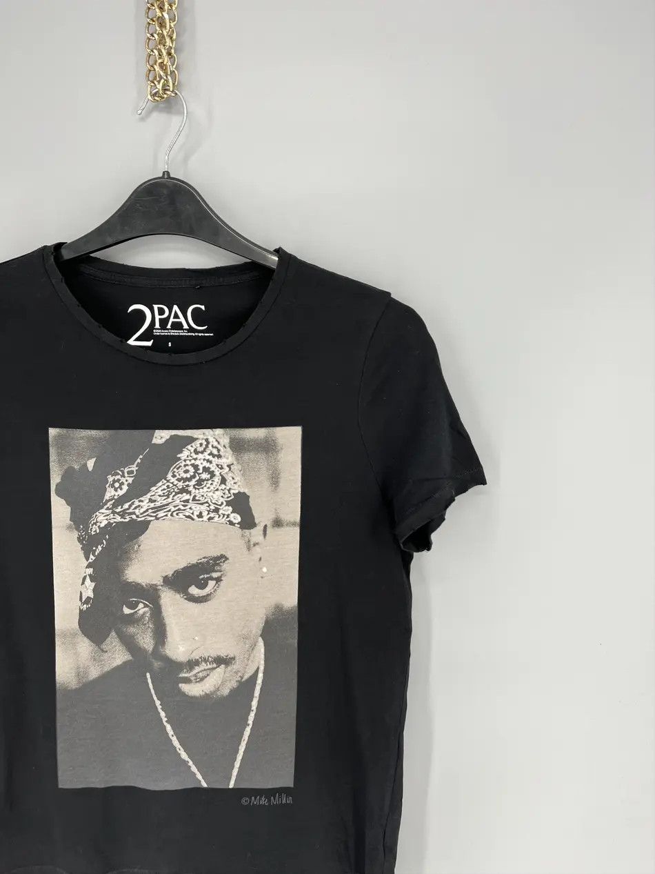 Rap Tees × Vintage Vintage Y2K 2PaC FACE RAp Tee Art Band Rock Streetwear Size US S / EU 44-46 / 1 - 5 Thumbnail