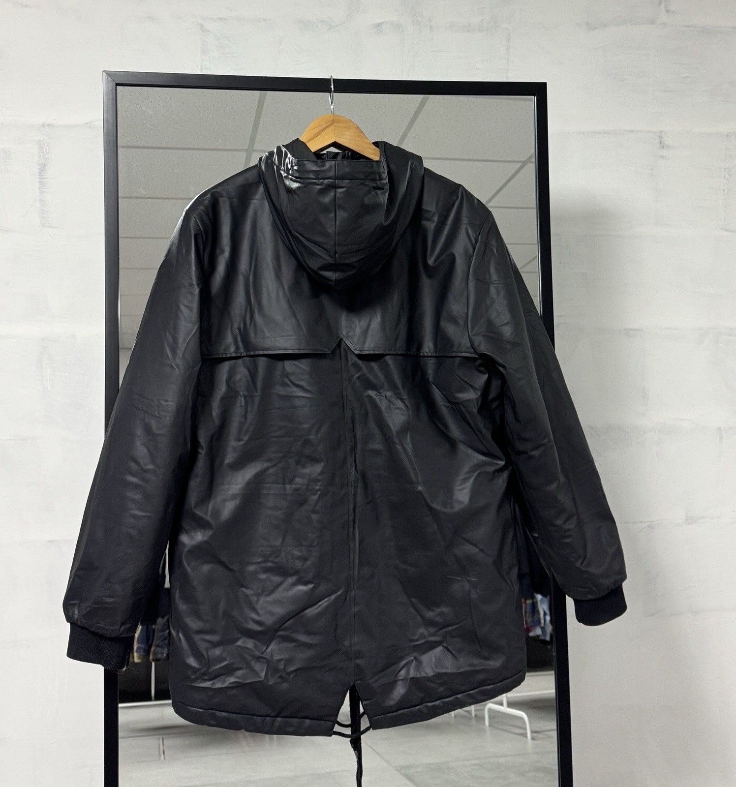 Rains Rains Thermal Padded N3B Warm Waterproof Black Jacket Size US M / EU 48-50 / 2 - 8 Thumbnail