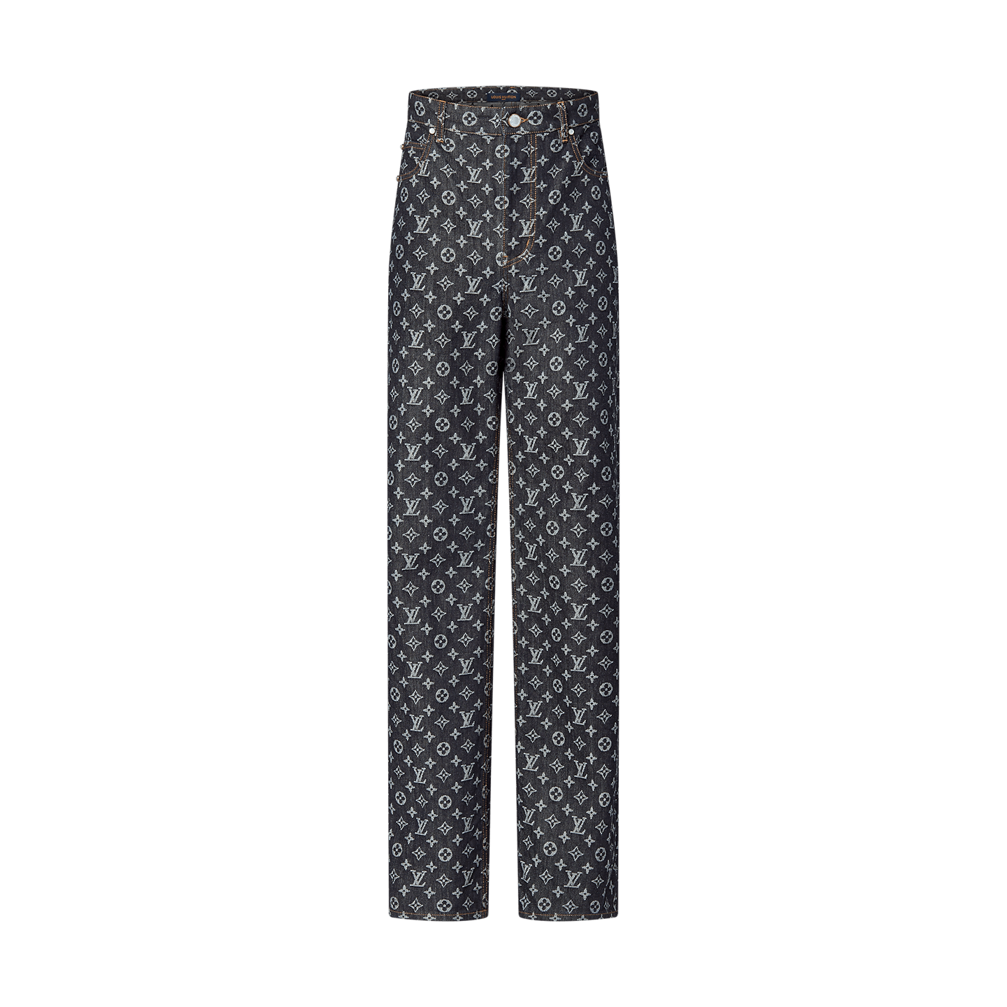Monogram Jacquard Denim Skate Trousers