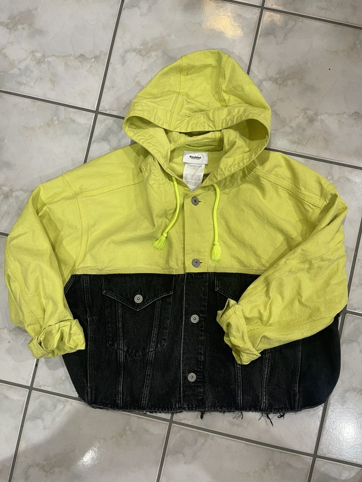 Doublet Big stitch denim jacket | Grailed