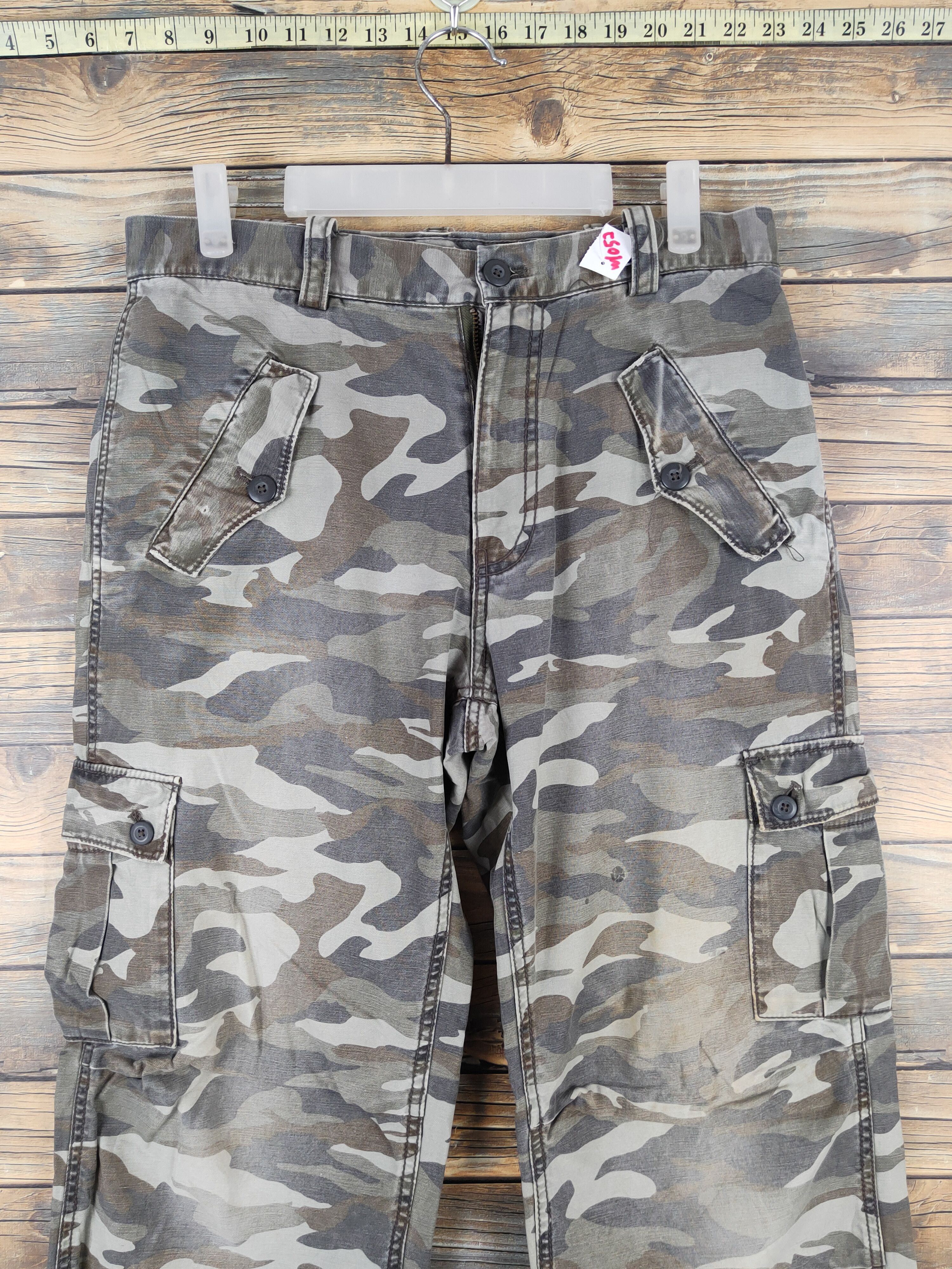 Oshkosh Oshkosh Camouflage Multipocket Tactical Cargo Pants #W1052 Size US 31 - 2 Thumbnail