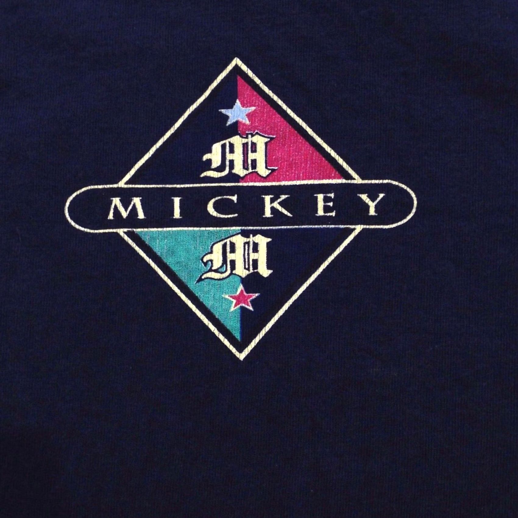 Disney VINTAGE Mickey Mouse Walt Disney T Shirt 90s Cartoon Hip Hop Blue L Mens Size US L / EU 52-54 / 3 - 4 Thumbnail