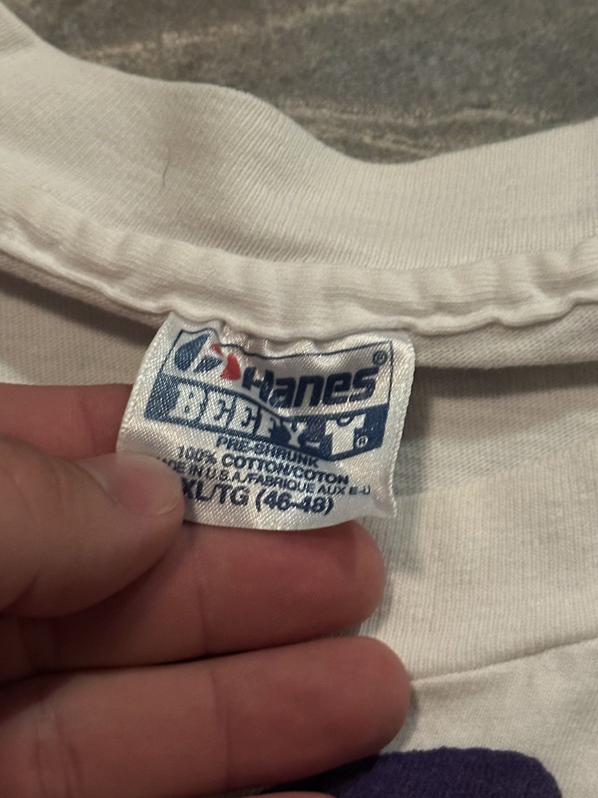 Band Tees Vintage Hanes Beefy tee Size US XL / EU 56 / 4 - 2 Thumbnail