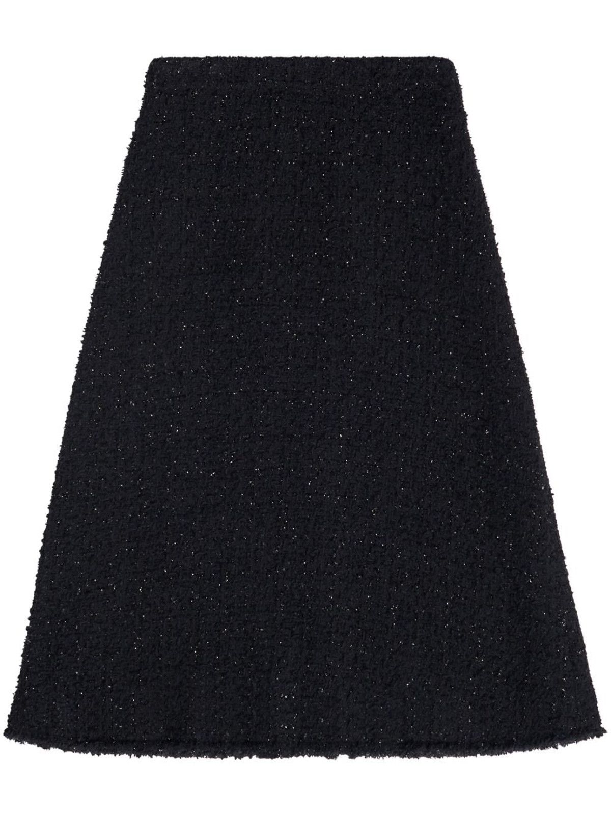 Balenciaga oc11z1125 Midi Skirt in Black Size 26" / US 2 / IT 38 - 2 Thumbnail