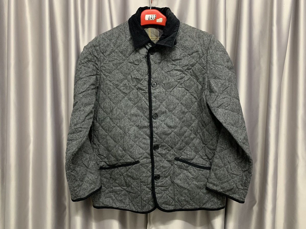Barbour VINTAGE BARBOUR QUILTED JACKET RARE DESIGN Size US L / EU 52-54 / 3 - 3 Thumbnail