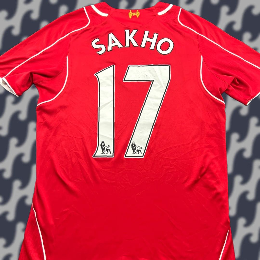 Vintage Liverpool FC 2014 2015 Home Sakho #17 Football Jersey Mens Small Warrior Adult Shirt Size US S / EU 44-46 / 1 - 1 Thumbnail