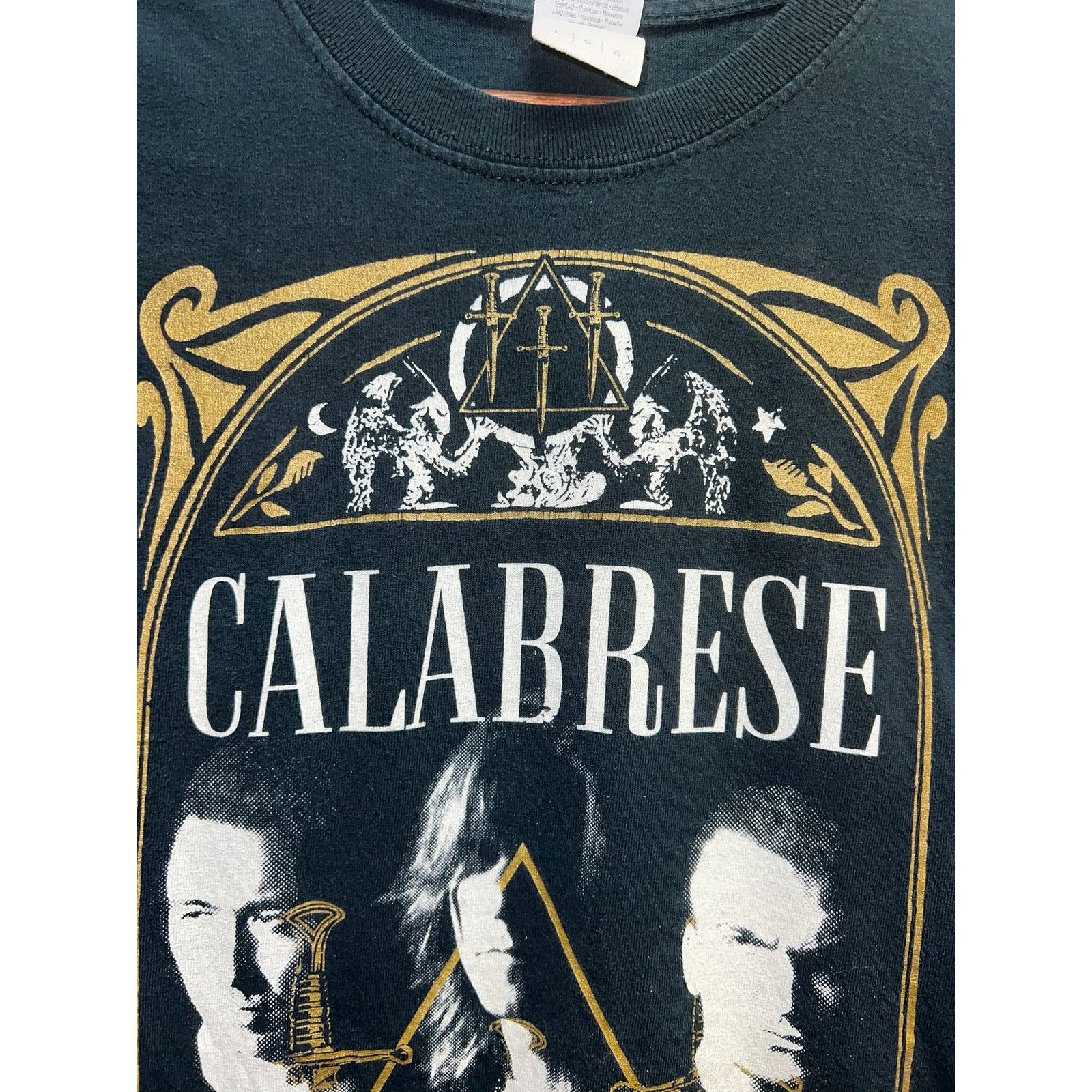 Gildan Vintage Calabrese Shirt Lust For Sacrilege Band Tour Tee L Size US L / EU 52-54 / 3 - 5 Thumbnail