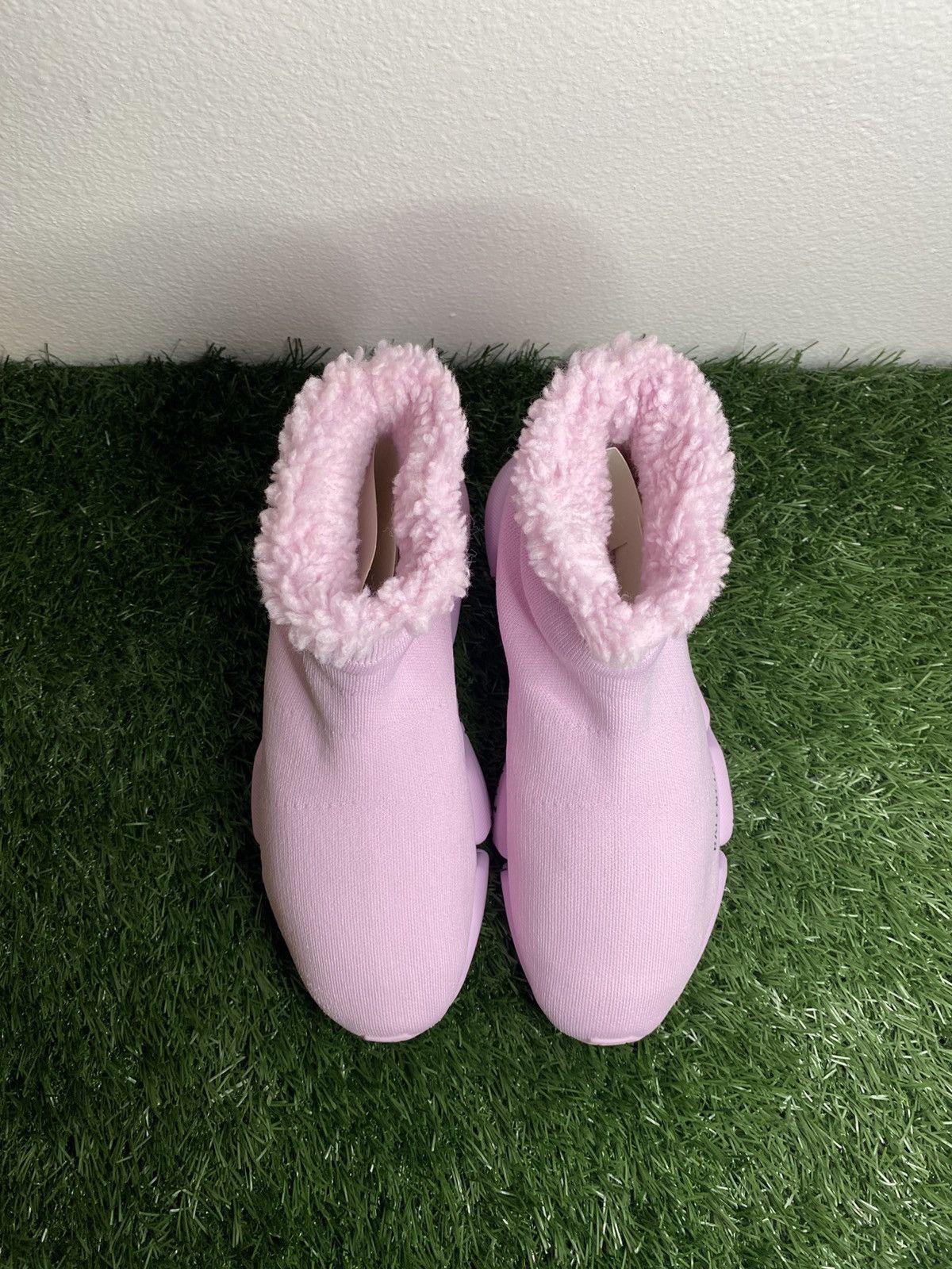 Balenciaga BALENCIAGA SPEED 2.0 ‘fake fur pink’ | SIZE 41 EU | NEW Size US 11 / IT 41 - 7 Thumbnail