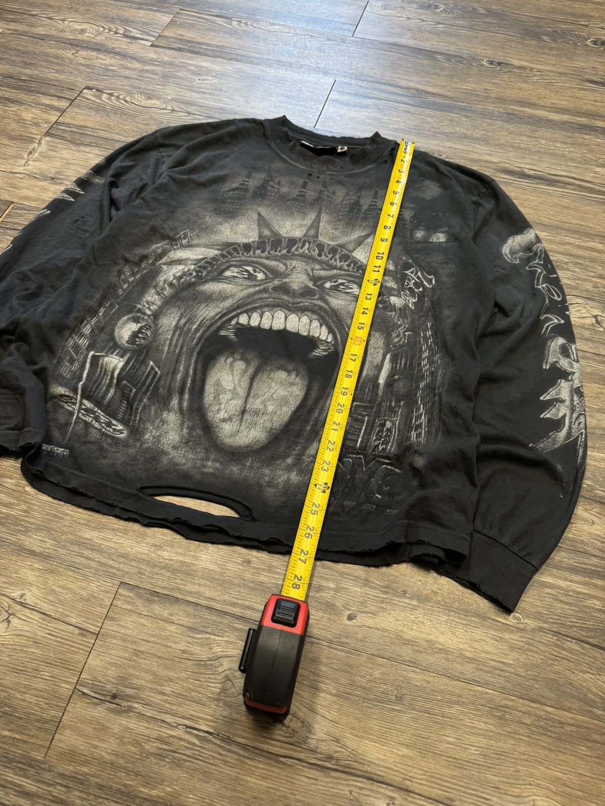 HELLSTAR HELL STAR LIBERTY RECORDS VINTAGE LONGSLEEVE *RARE* Size US S / EU 44-46 / 1 - 3 Thumbnail