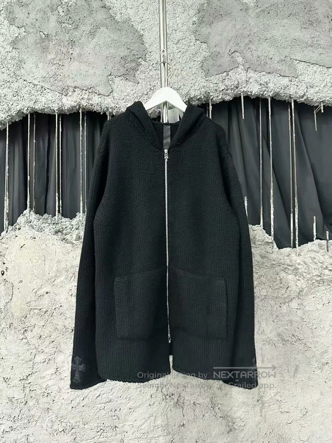 Chrome Hearts chrome hearts wool leather zip jacket coat. Size US L / EU 52-54 / 3 - 1 Thumbnail