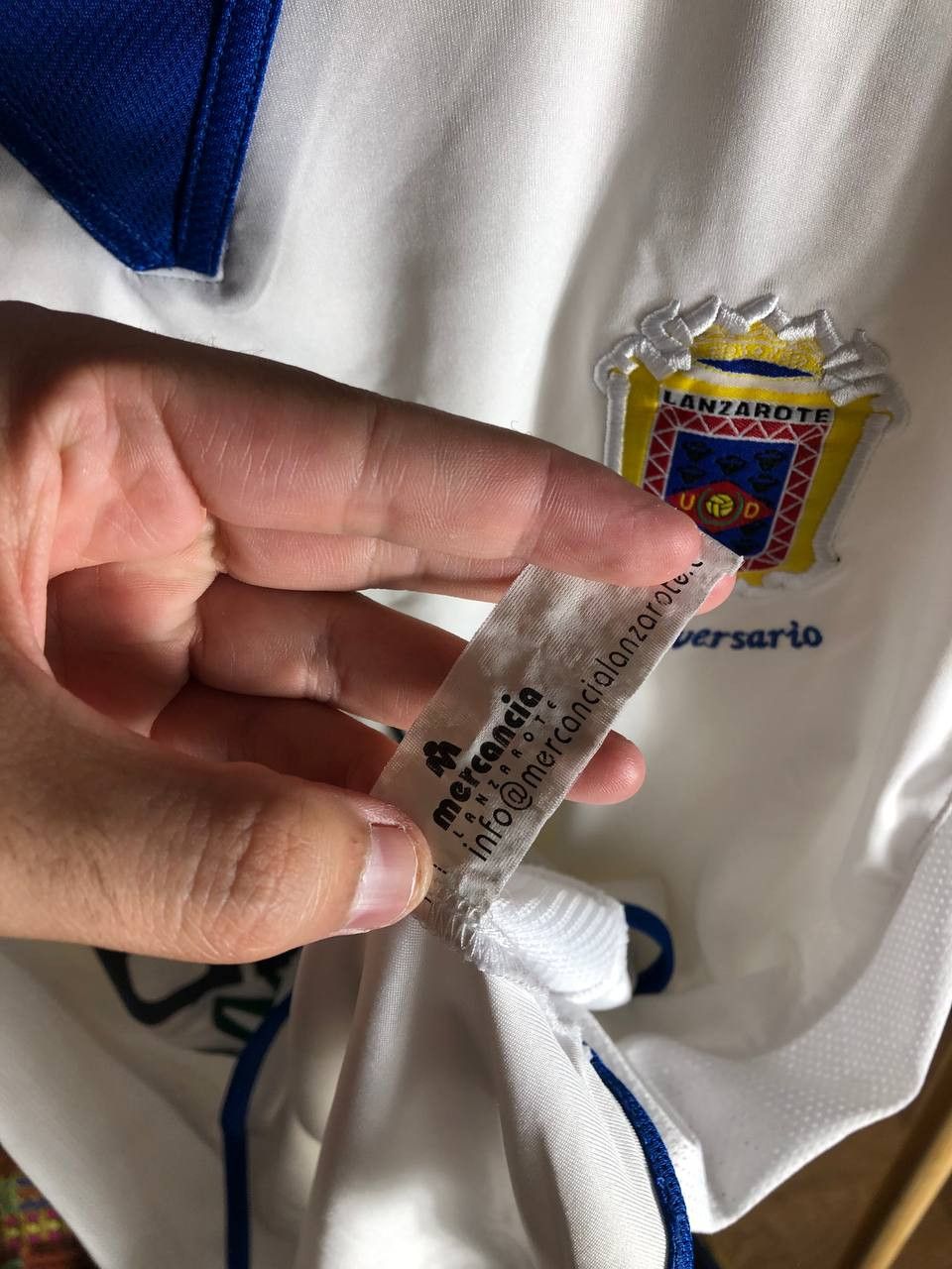 Vintage Very Rare FC Lanzarote Spain Retro Soccer Jersey Y2K 90s Size US M / EU 48-50 / 2 - 7 Thumbnail