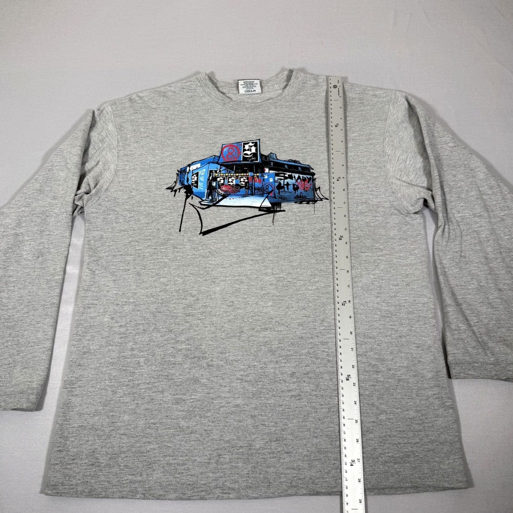 Vintage VINTAGE Shady LTD Shirt Mens L Gray Graffiti Streetwear Graphic Tee Y2K Size US L / EU 52-54 / 3 - 5 Thumbnail