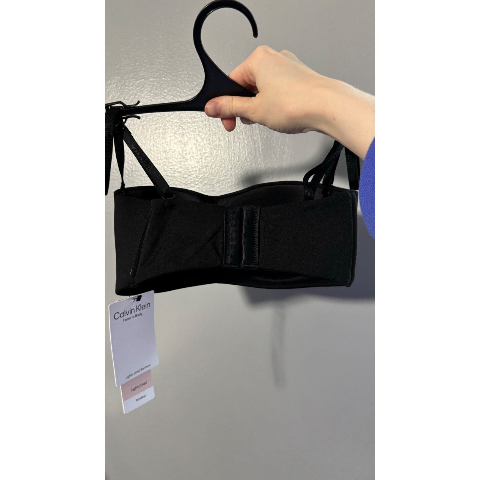 Calvin Klein CALVIN KLEIN Women's Form to Body Lightly Bandeau Bra XS Size ONE SIZE - 5 Thumbnail