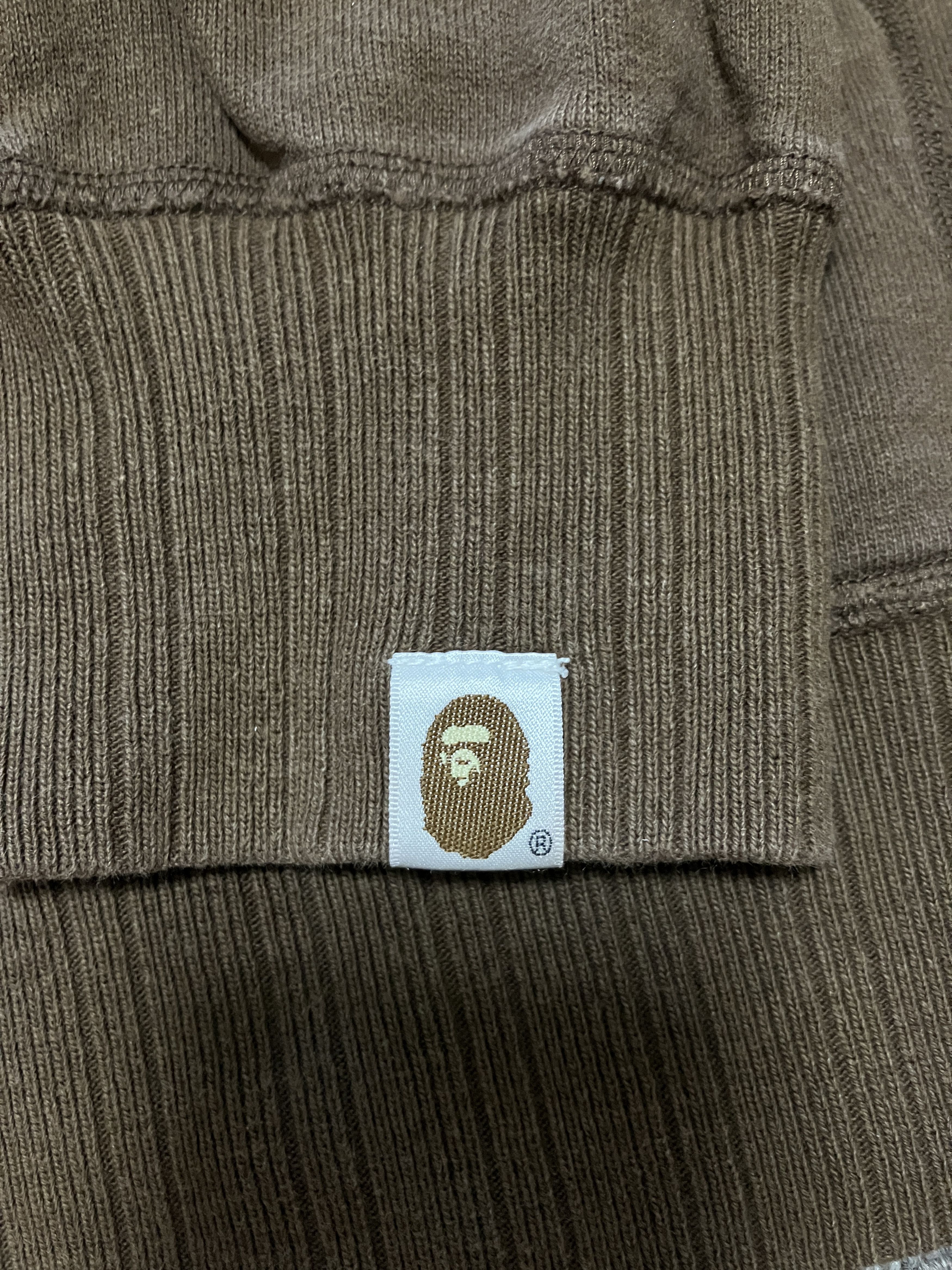 Bape OG Bape Brown Multi Patch Full Zip Hoodie Size US L / EU 52-54 / 3 - 9 Thumbnail