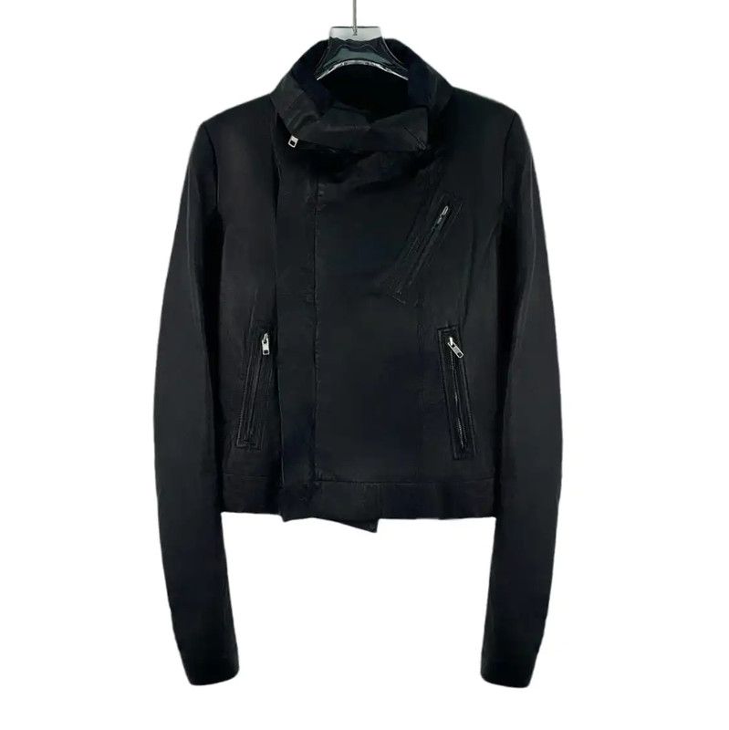 Rick Owens Black Lambskin Women's Jacket 0089