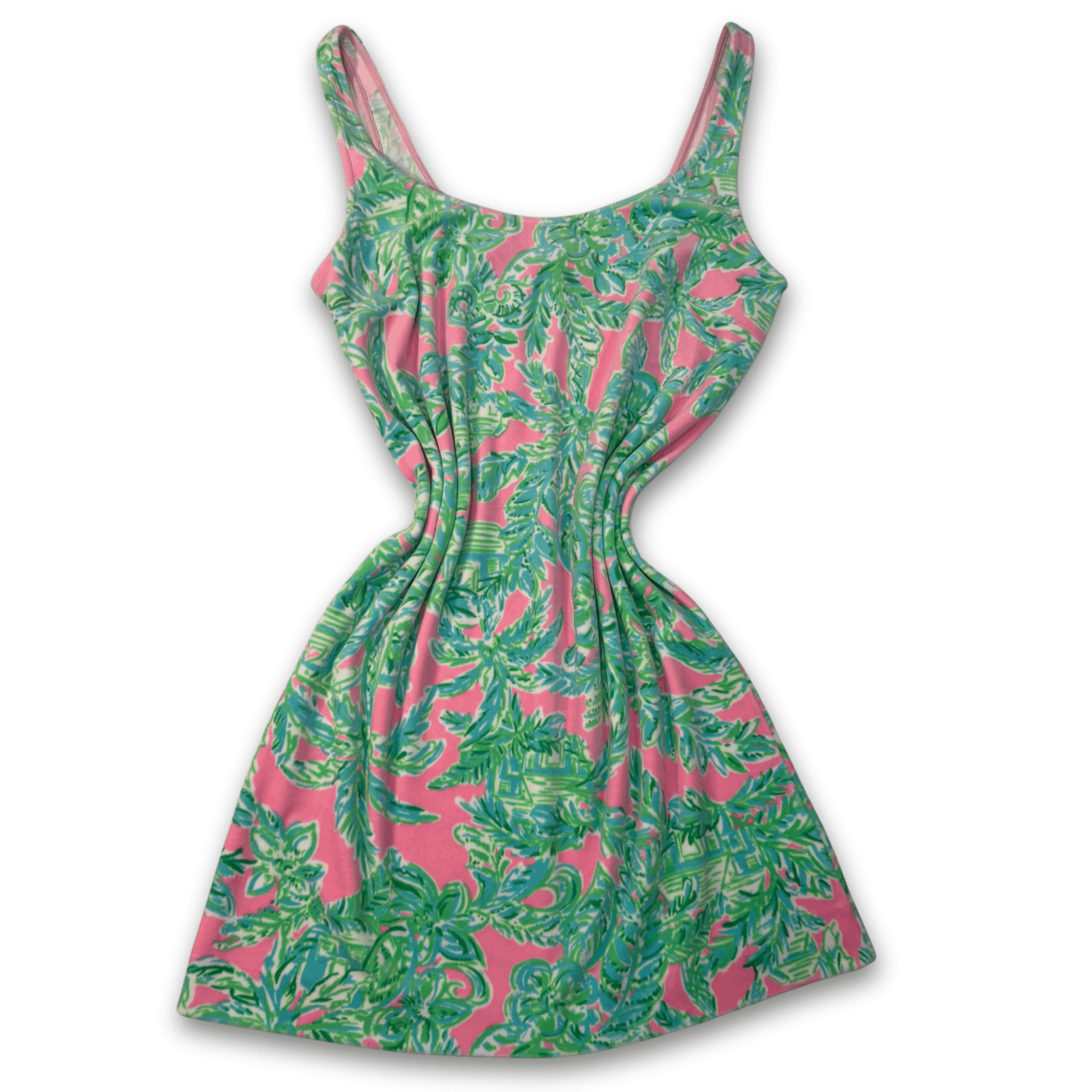 Lilly Pulitzer Lilly Pulitzer Dyanna Velour Newberri Tank Dress Size S / US 4 / IT 40 - 1 Thumbnail