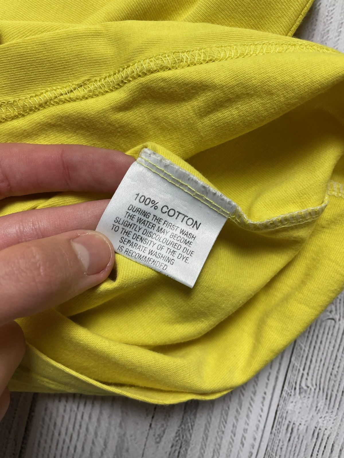 Vintage Vintage Soccer tee Brazil big logo yellow Brasil size L logo Size US L / EU 52-54 / 3 - 5 Thumbnail