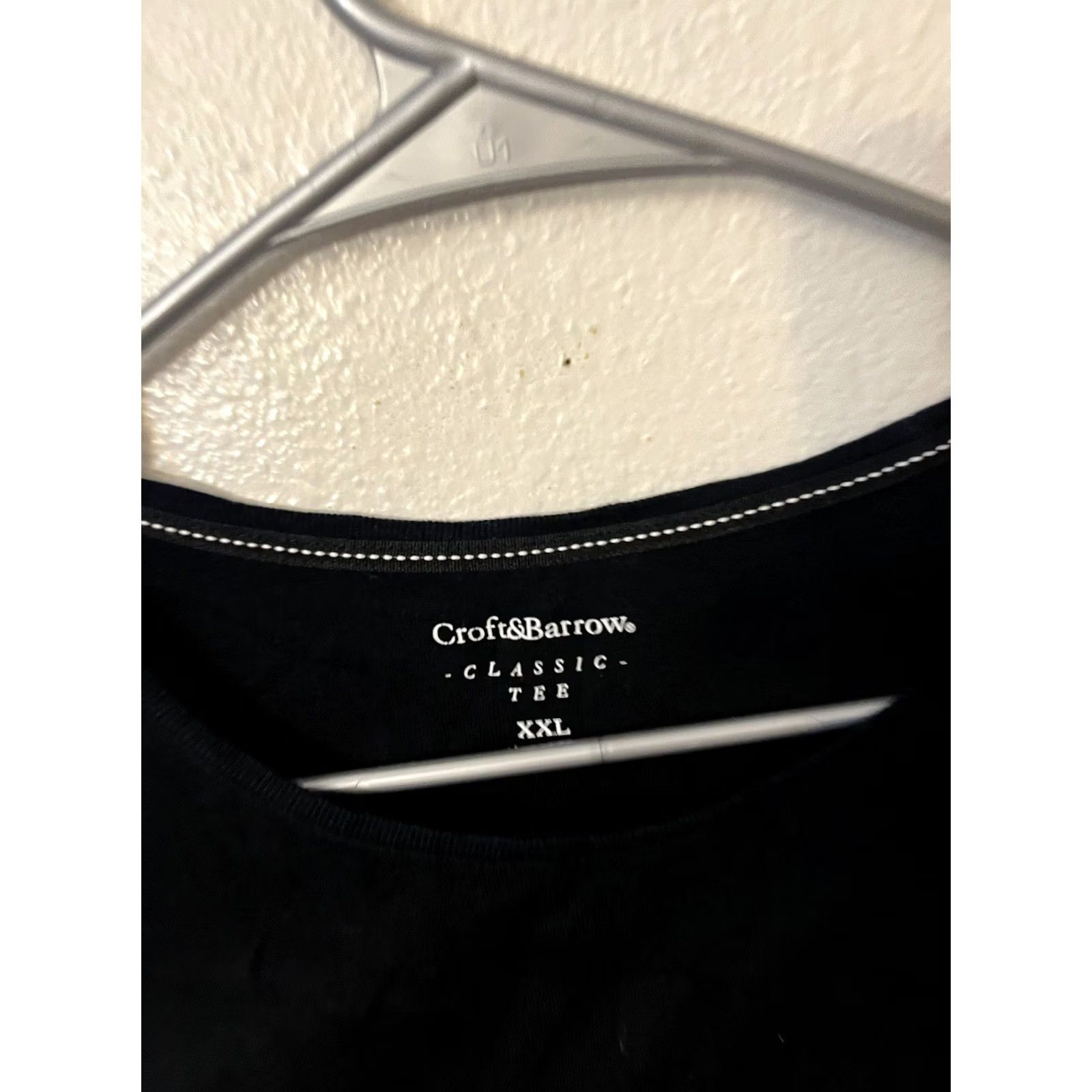 Croft & Barrow Croft Barrow Classic T Knit Top Black Long Sleeves Round Neck Women's Size XXL Size XXL / US 16-18 / IT 52-54 - 2 Thumbnail