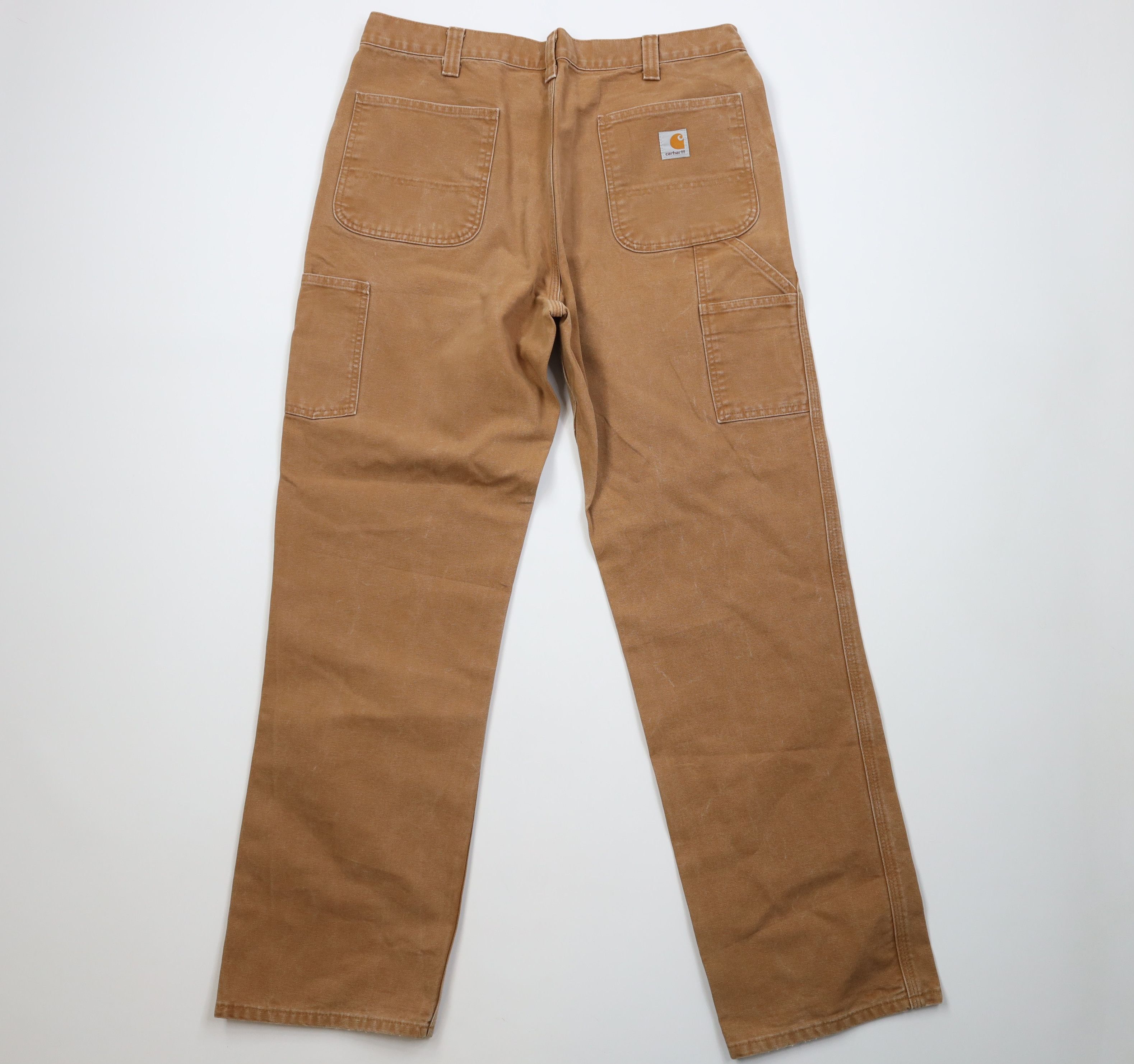 Carhartt Vintage Y2K Carhartt Relaxed Canvas Wide Leg Dungaree Pants Size US 36 / EU 52 - 11 Thumbnail