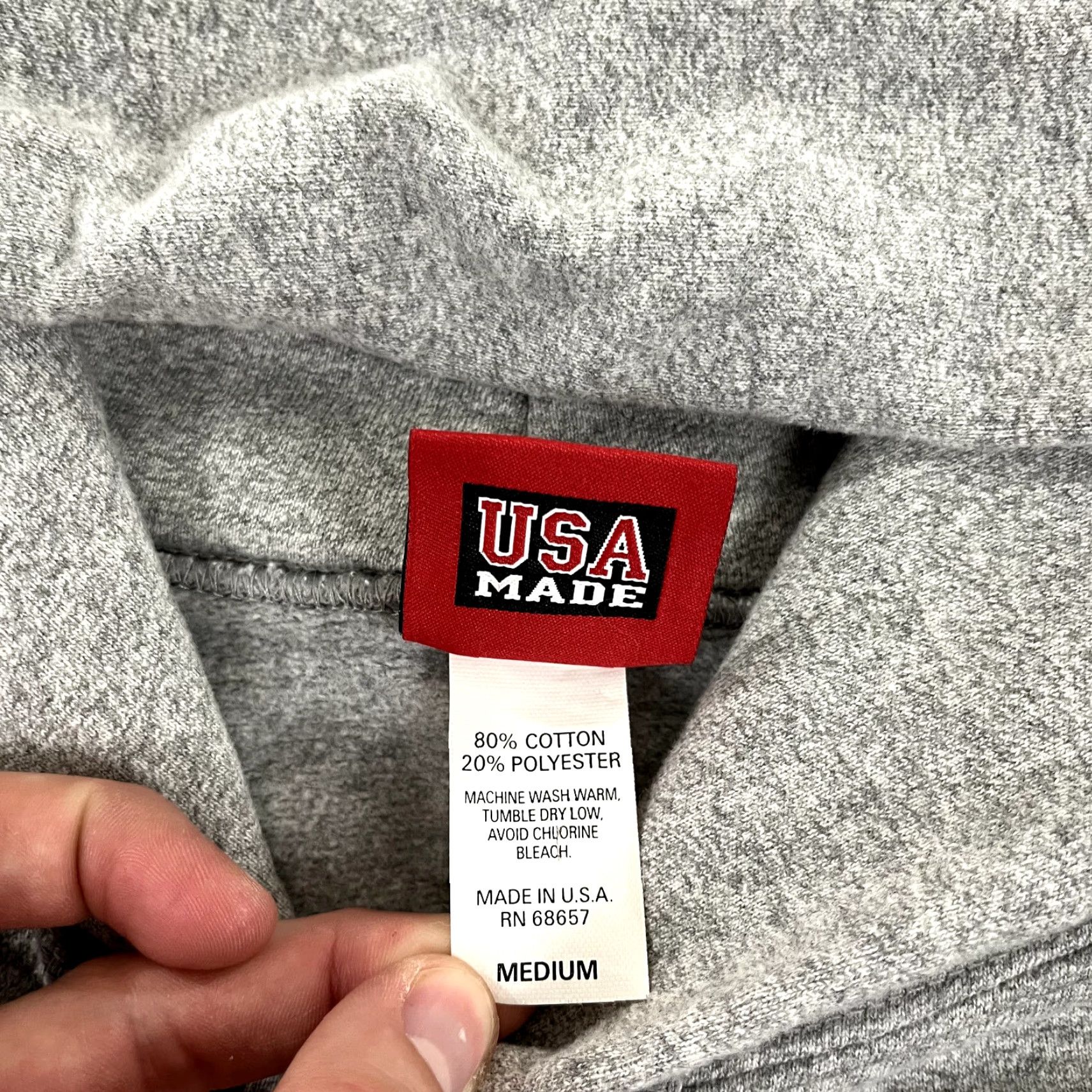 Vintage VINTAGE Cornell University Hoodie Mens Medium Gray Sweatshirt Pullover College Logo Logo Embroidered College Sports U.S. Size US M / EU 48-50 / 2 - 4 Thumbnail
